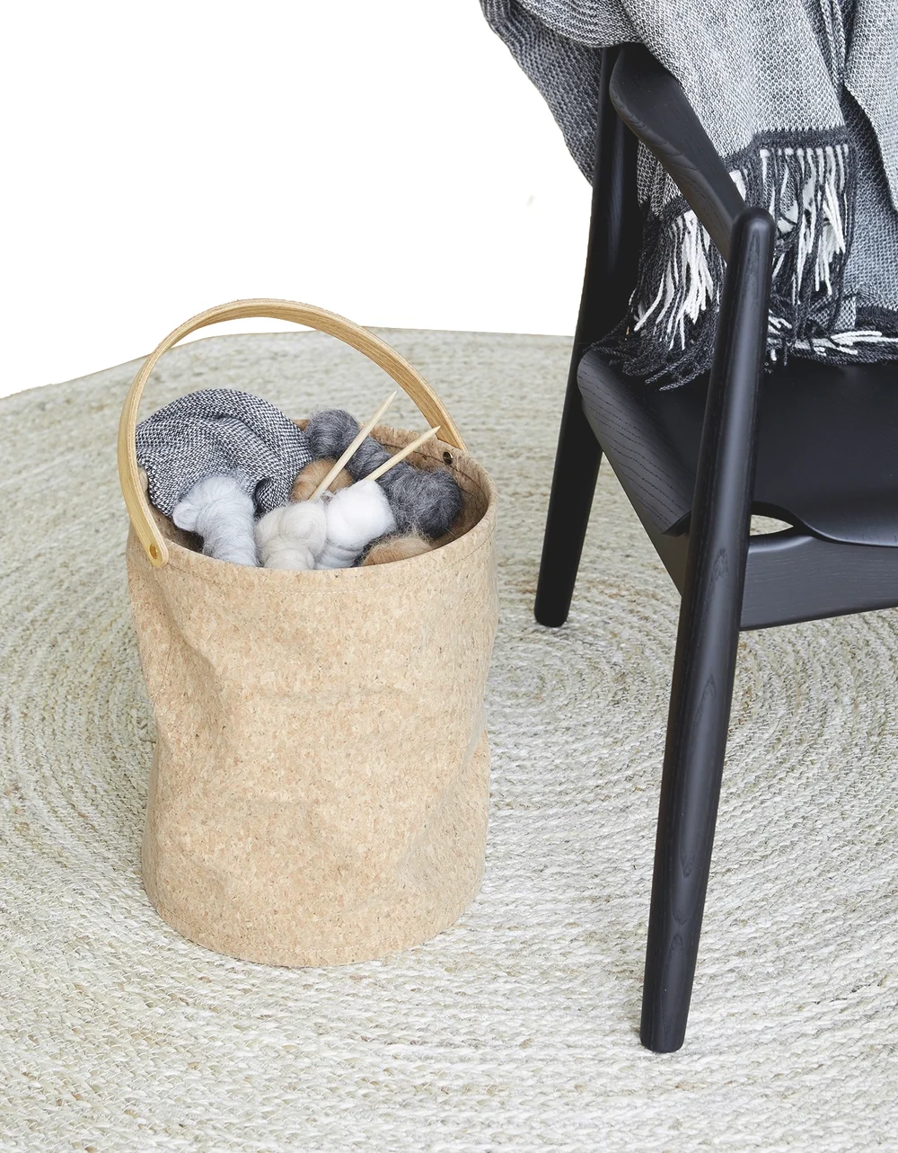 Form & Refine - Nest Cork Paper Bin - nach preis einkaufen - natural cork - 2