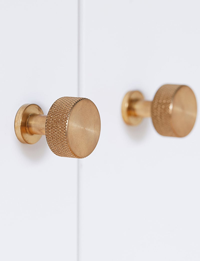 Form & Refine - Angle Hook, Brass, Large - haken & knöpfe - brass - 0