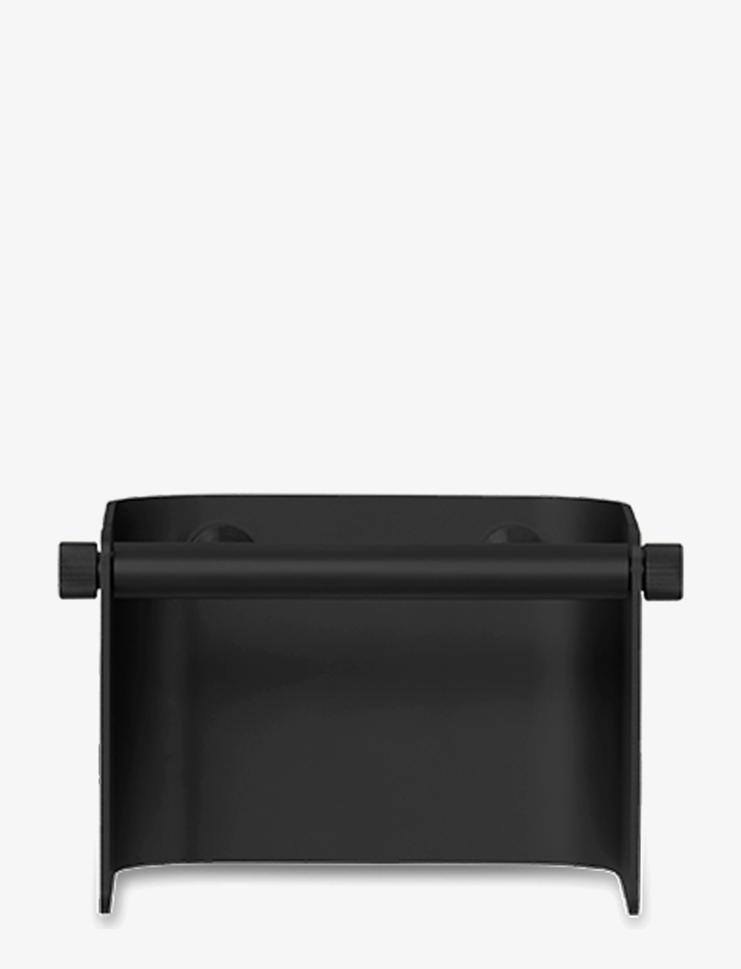 Form & Refine Arc Toiletrulleholder, Toiletholder og hase, Sort, Str: ONE SIZE