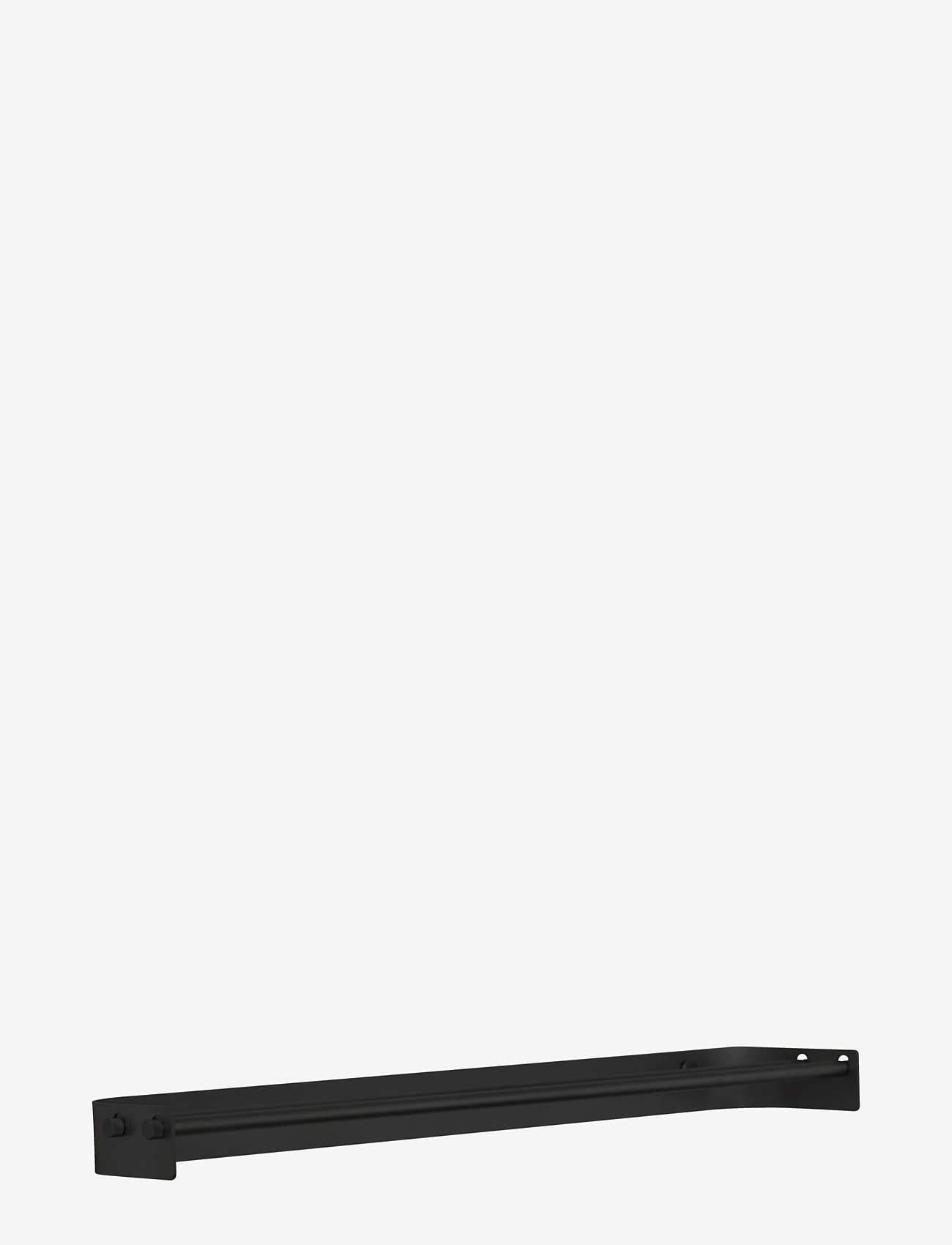 Form & Refine Arc Håndklædeholder Single - Møbler - MATT BLACK COATED / black