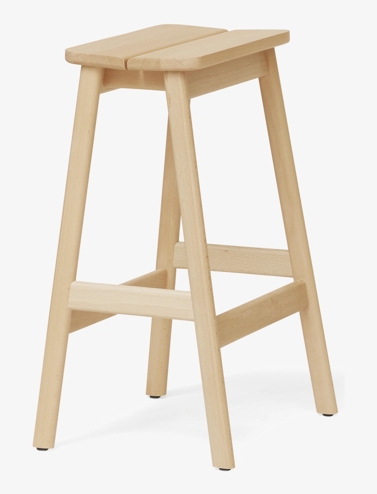 Form & Refine - Angle Standard Bar Stool 65 - taburetės ir suolai - beech - 2