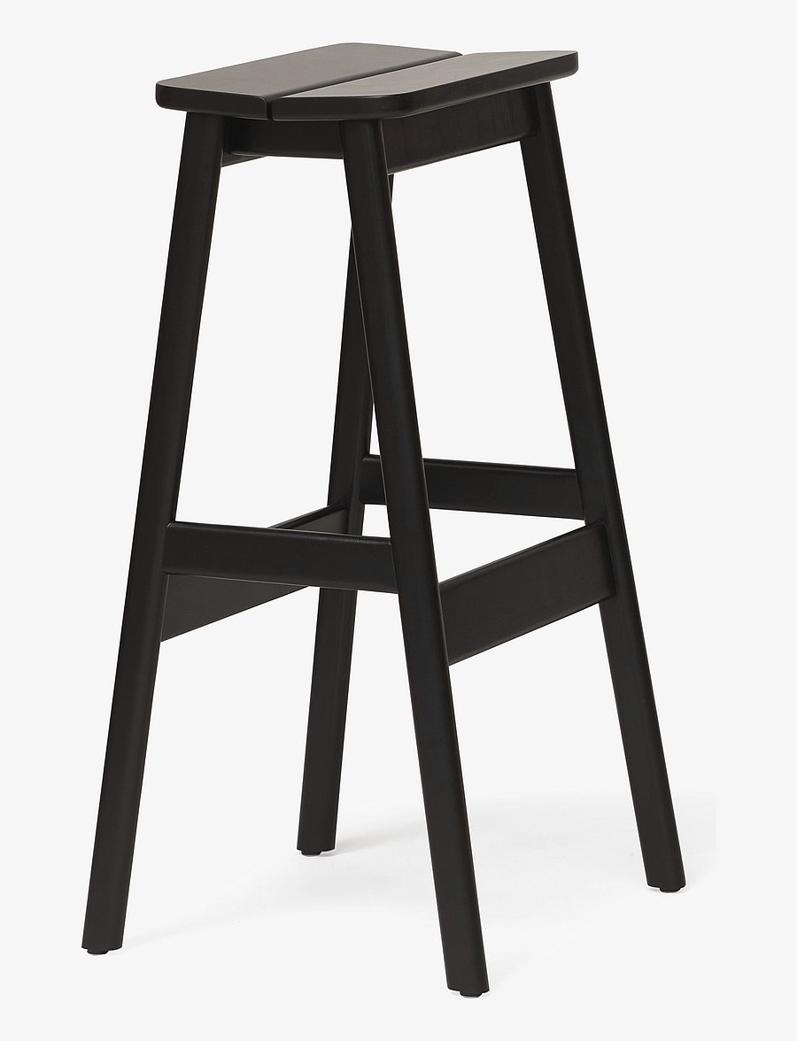 Form & Refine - Angle Standard Bar Stool 75 - toolid ja pingid - black - 2