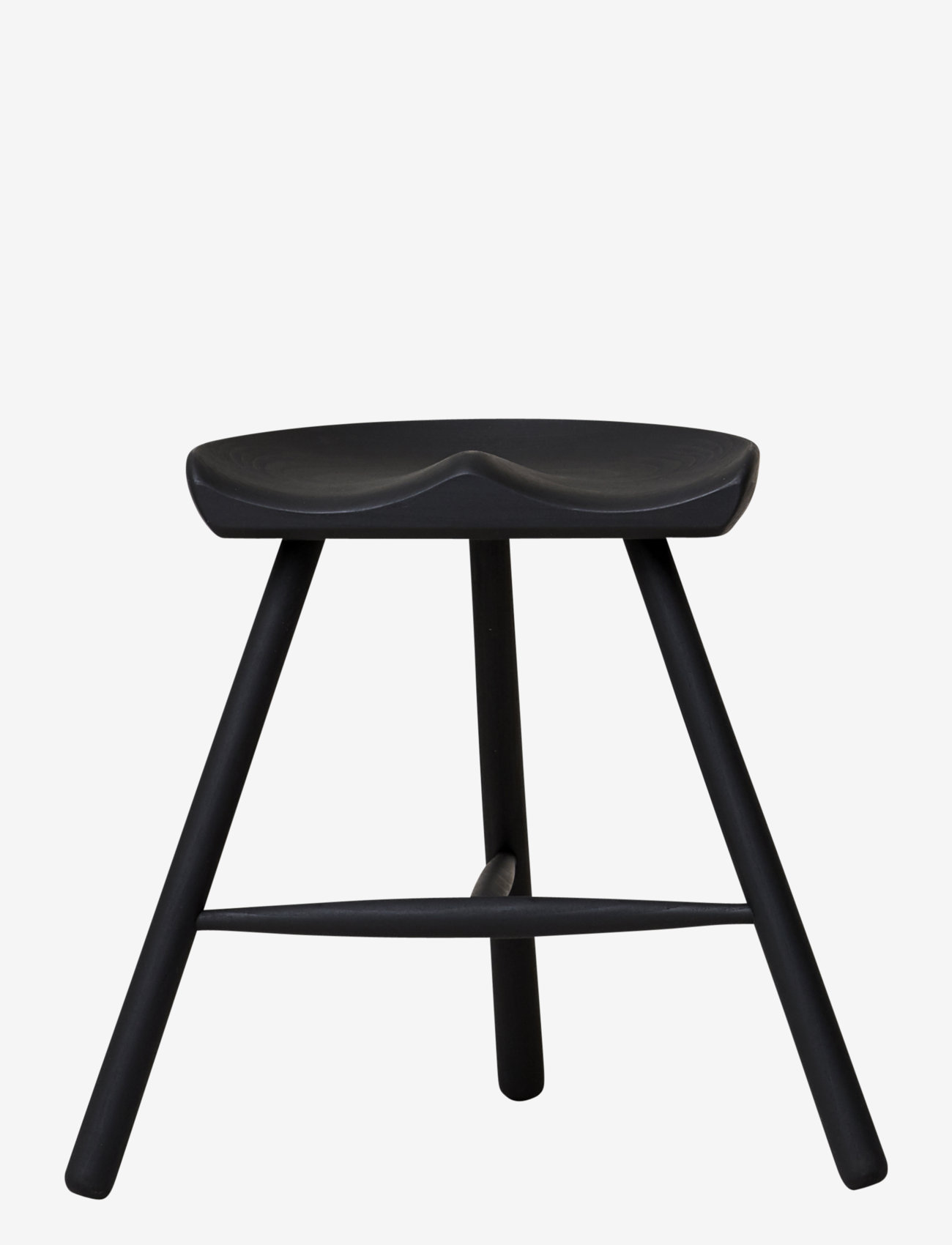 Form & Refine - Shoemaker Chair™ No. 49 - stole & skamler - black-stained beech - 0