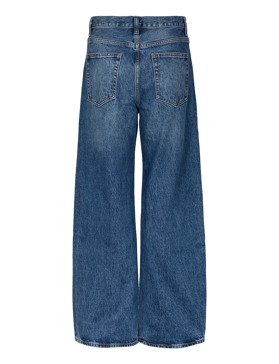 FRAME - The Bow Jeans - hosen mit weitem bein - black - 1