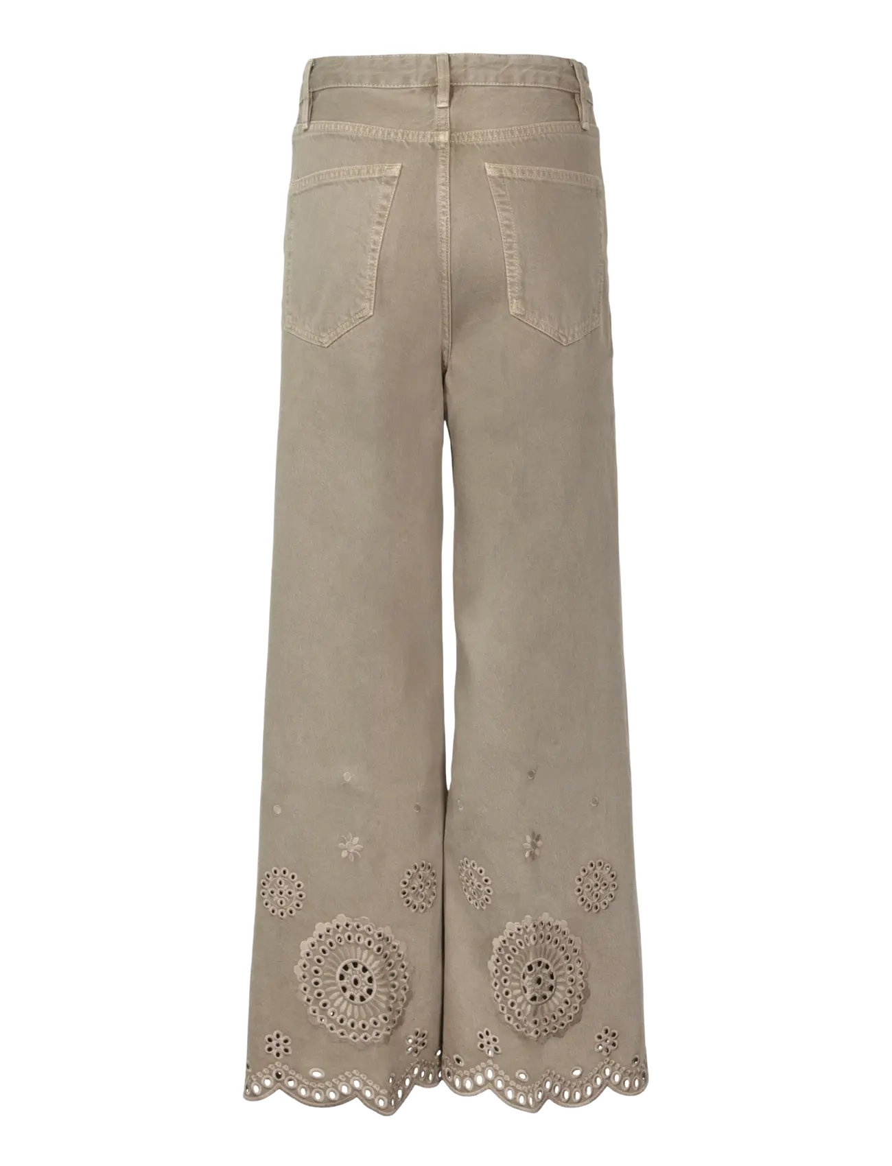 FRAME - The Eyelet Flare Jeans - green - 1