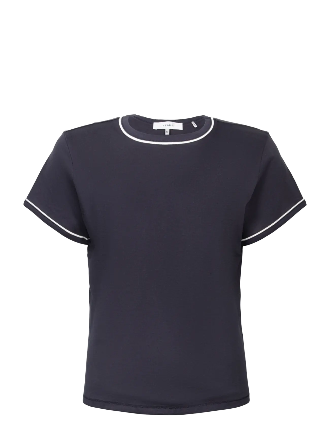 FRAME The Ringer Baby Tee - T-Shirts & Tops - MULTICOLORED / navy