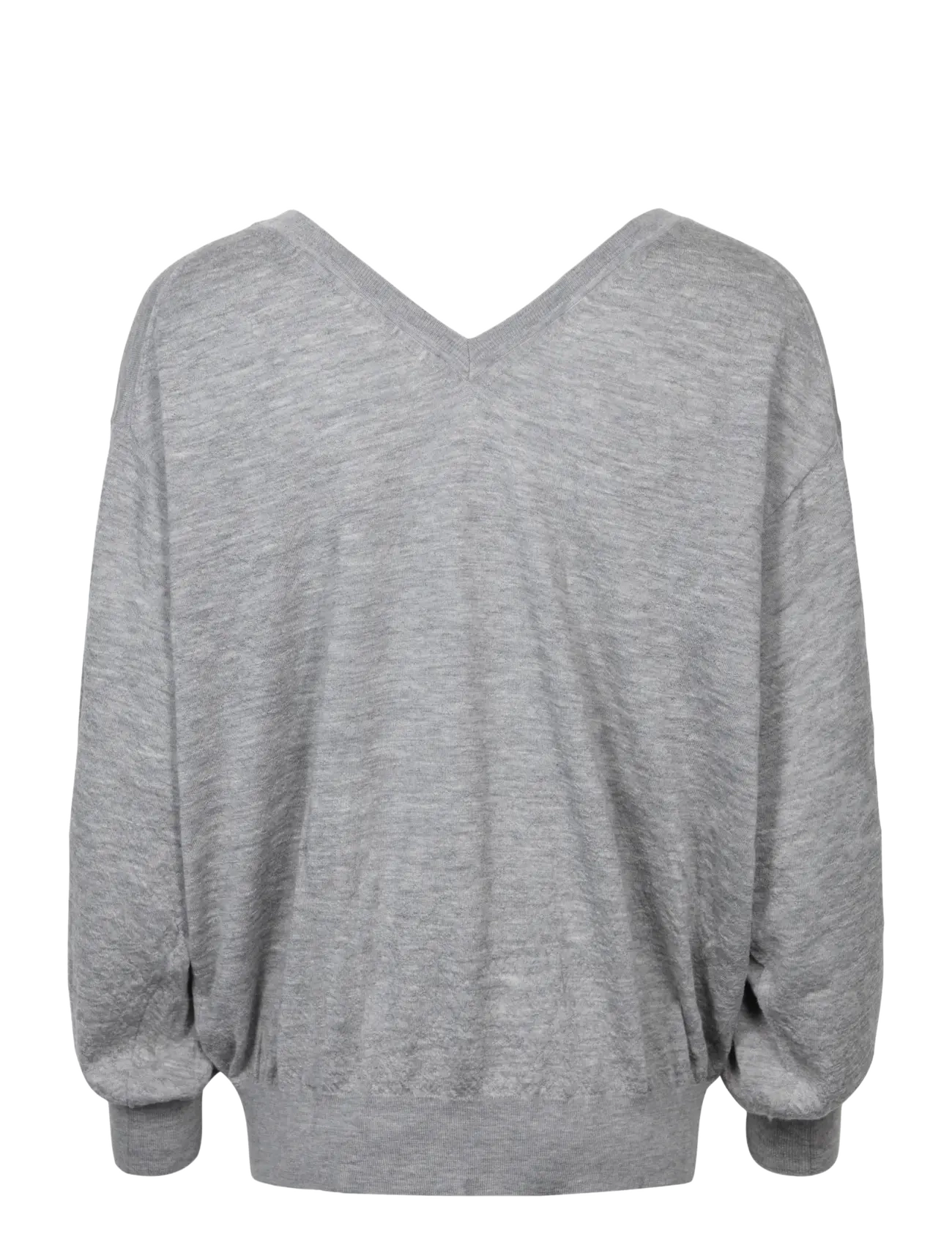 FRAME - The Crinkle Pullover - cashmere - grey - 1