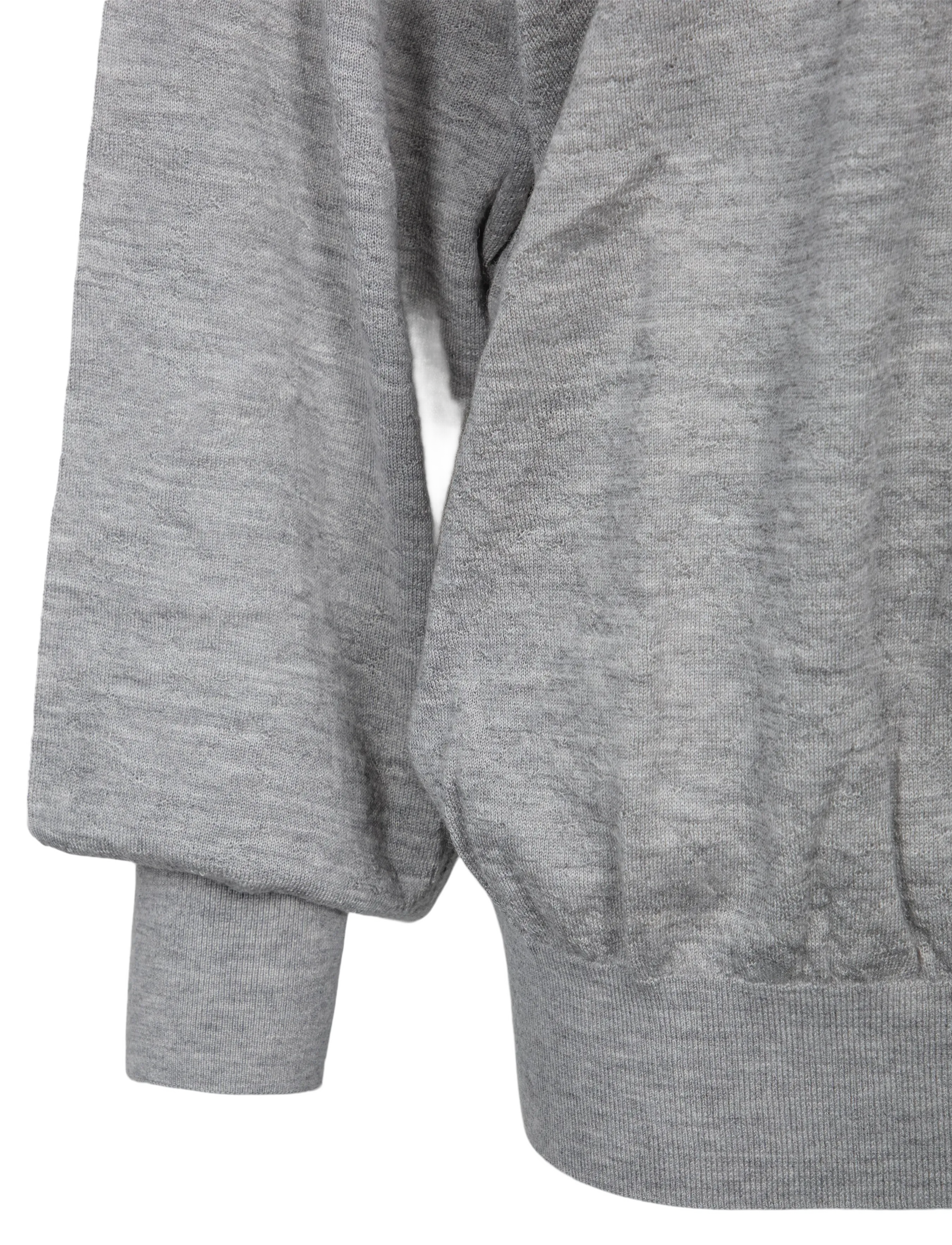 FRAME - The Crinkle Pullover - cashmere - grey - 2