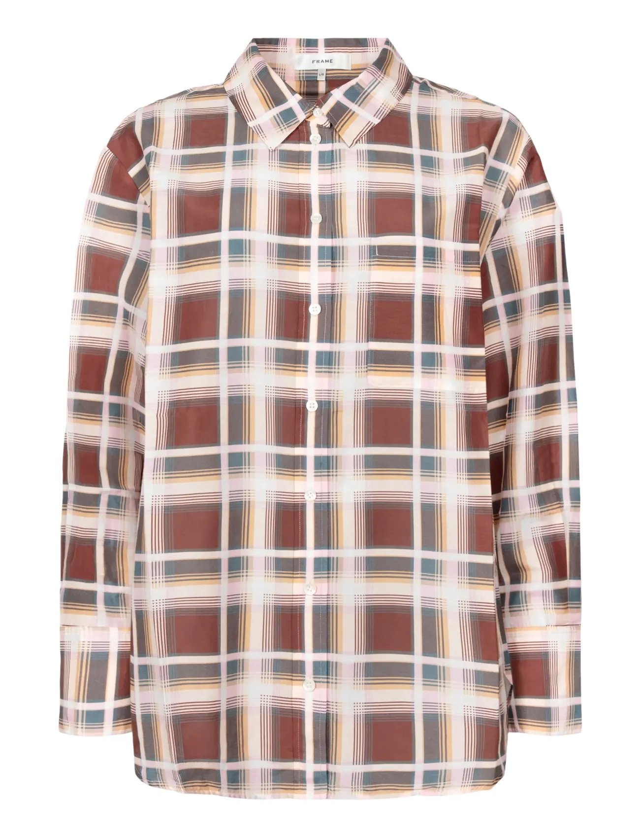 FRAME The Plaid Boy Shirt - Hemden - MULTICOLORED / brown