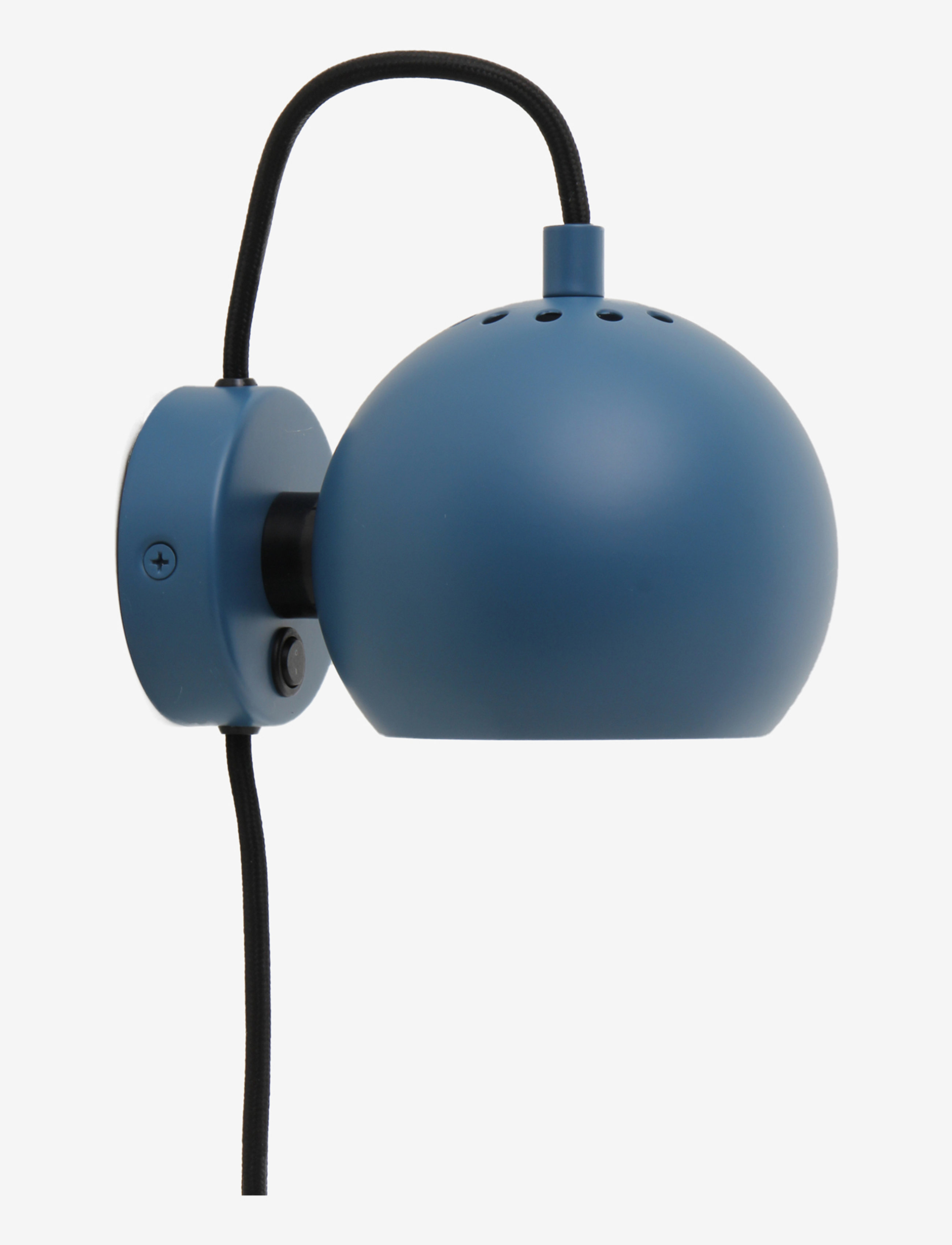 Frandsen Lighting Ball Magnet Wall Lamp, Væglampe, Blå, Str: Ø16X10CM