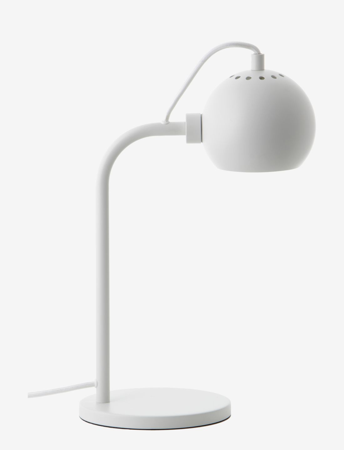 Frandsen Lighting - Ball Single Table lamp - schreibtisch- & tischlampen - matt white - 0