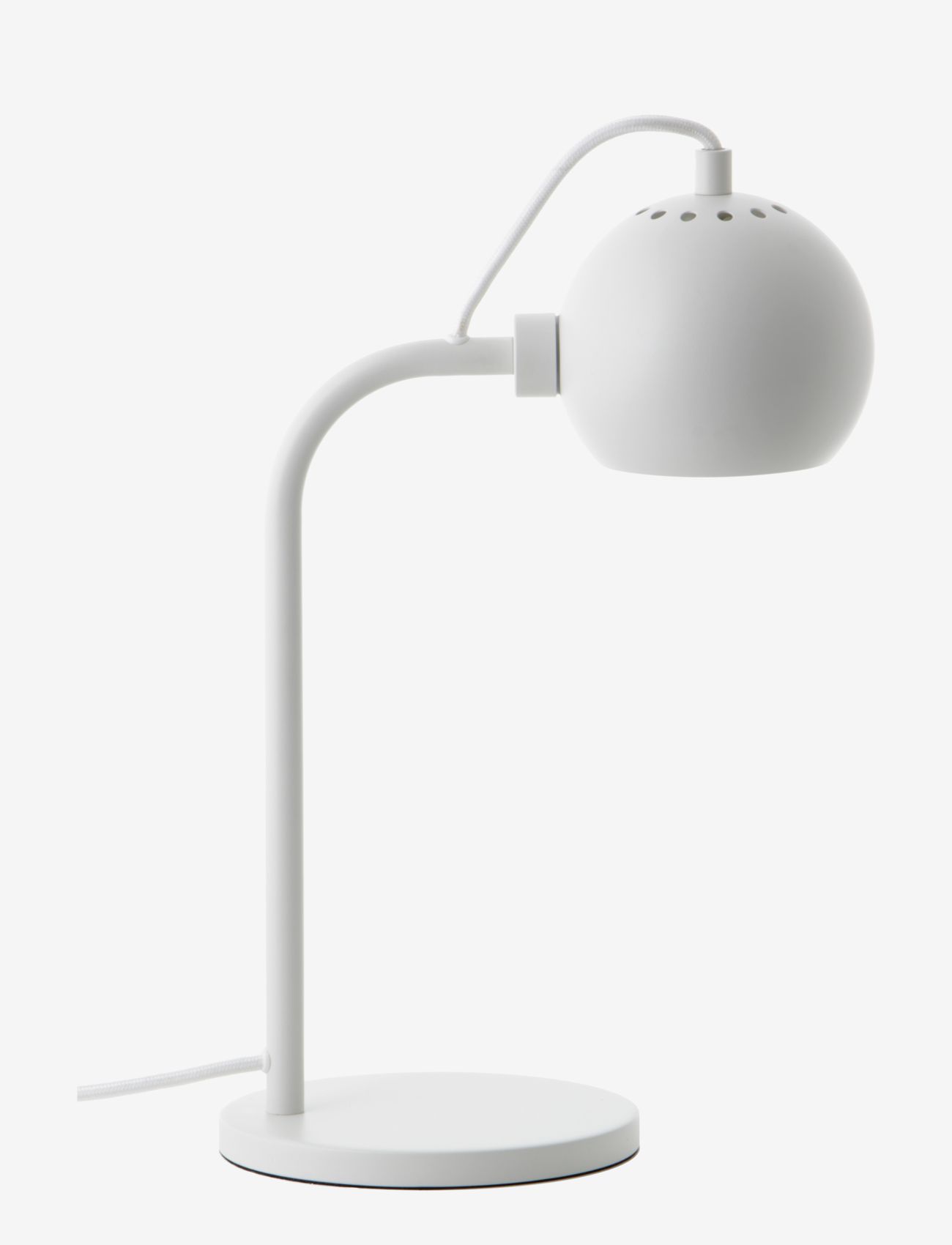 Frandsen Lighting Ball Single Table lamp - Lamper - MATT WHITE / white