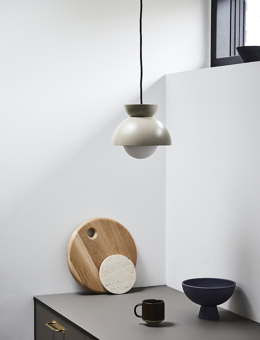 Frandsen Lighting - Butterfly Pendant - piekaramās lampas - matt tan grey - 2