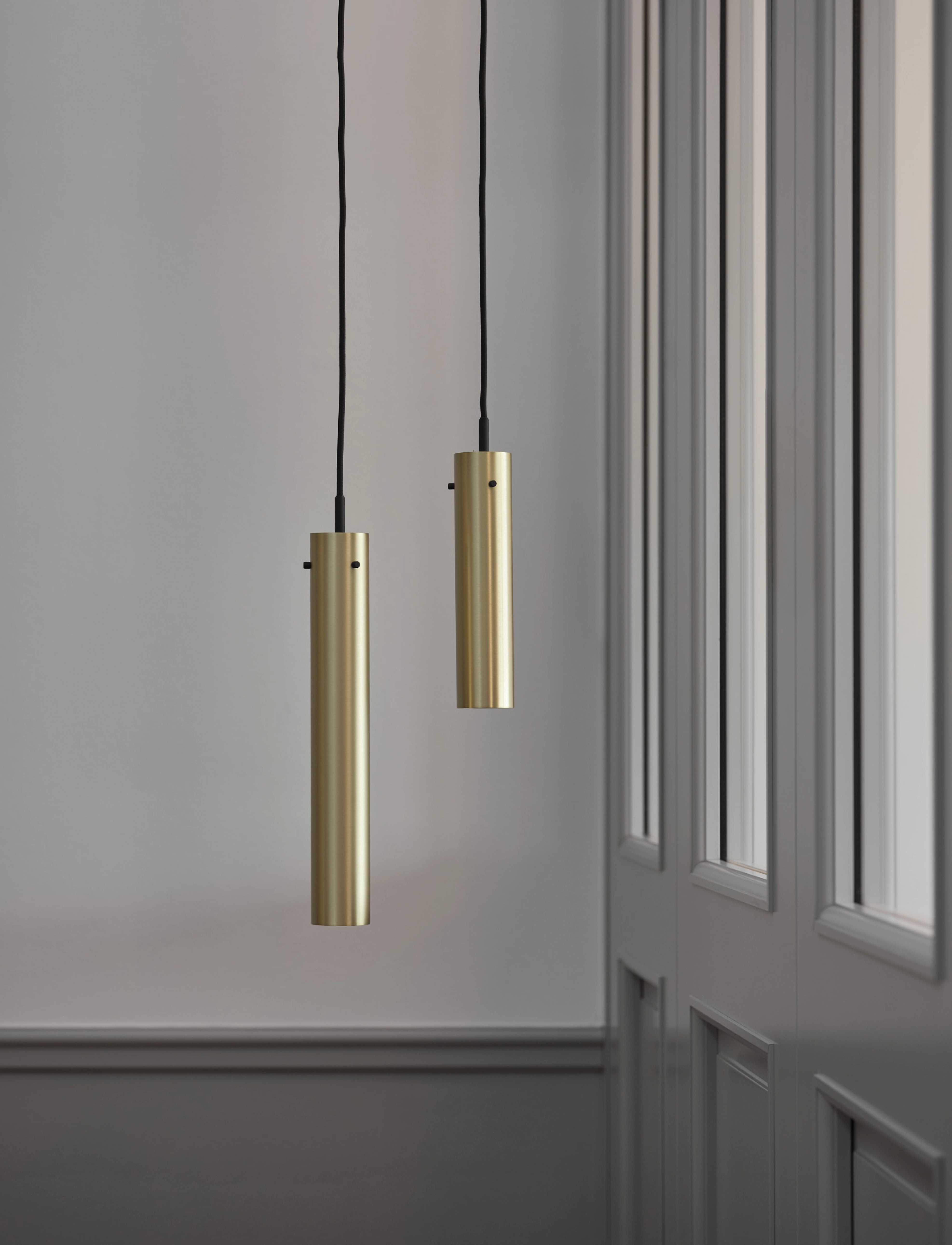 Frandsen Lighting Fm 2014 Pendant Ø5,5Xh24 Eu, H24 cm, Ceiling Lamps, Gold - Homeware