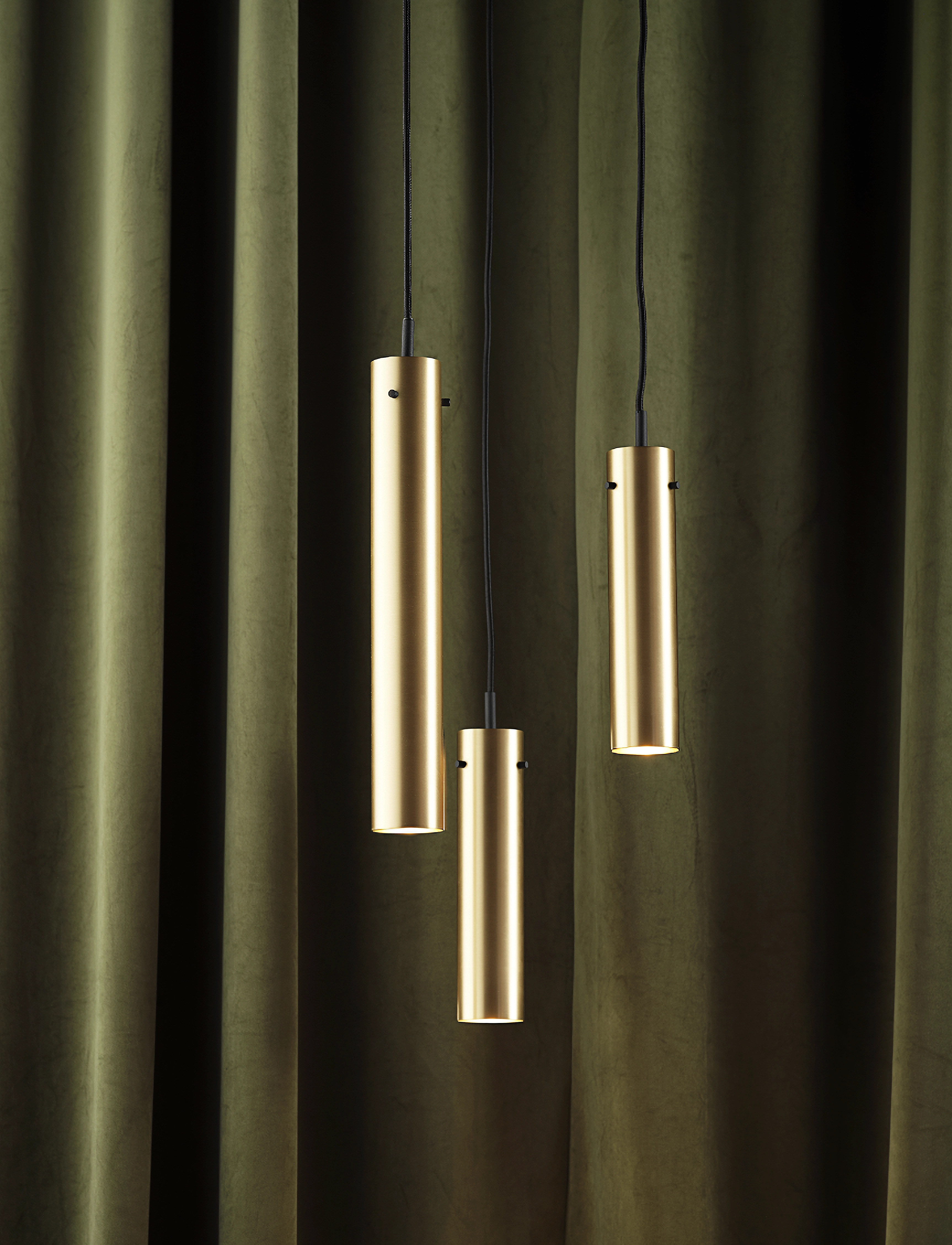 Frandsen Lighting - FM 2014 Pendant Ø5,5xH24 EU - pendler - solid brass polished - 2