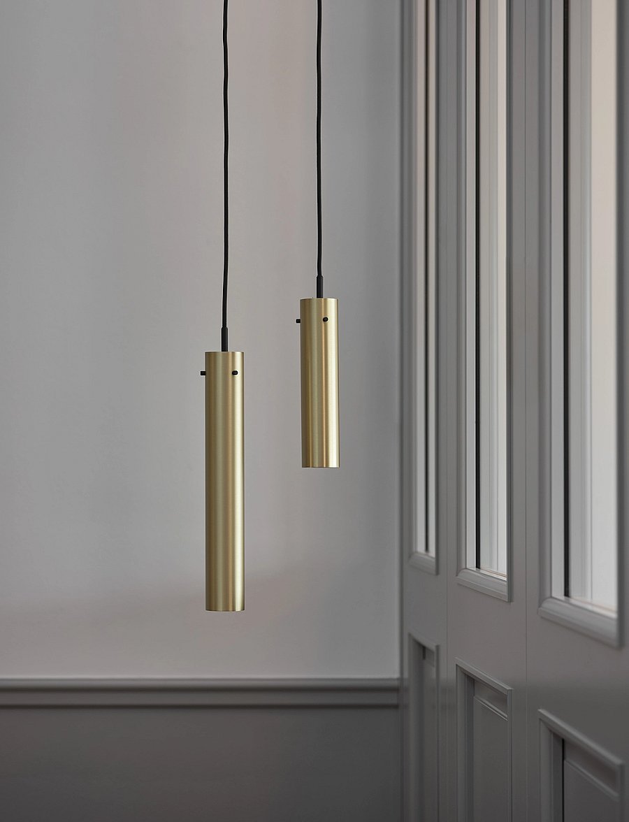 Frandsen Lighting - FM 2014 Pendant Ø5,5xH36 EU - rippvalgustid - solid brass polished - 0