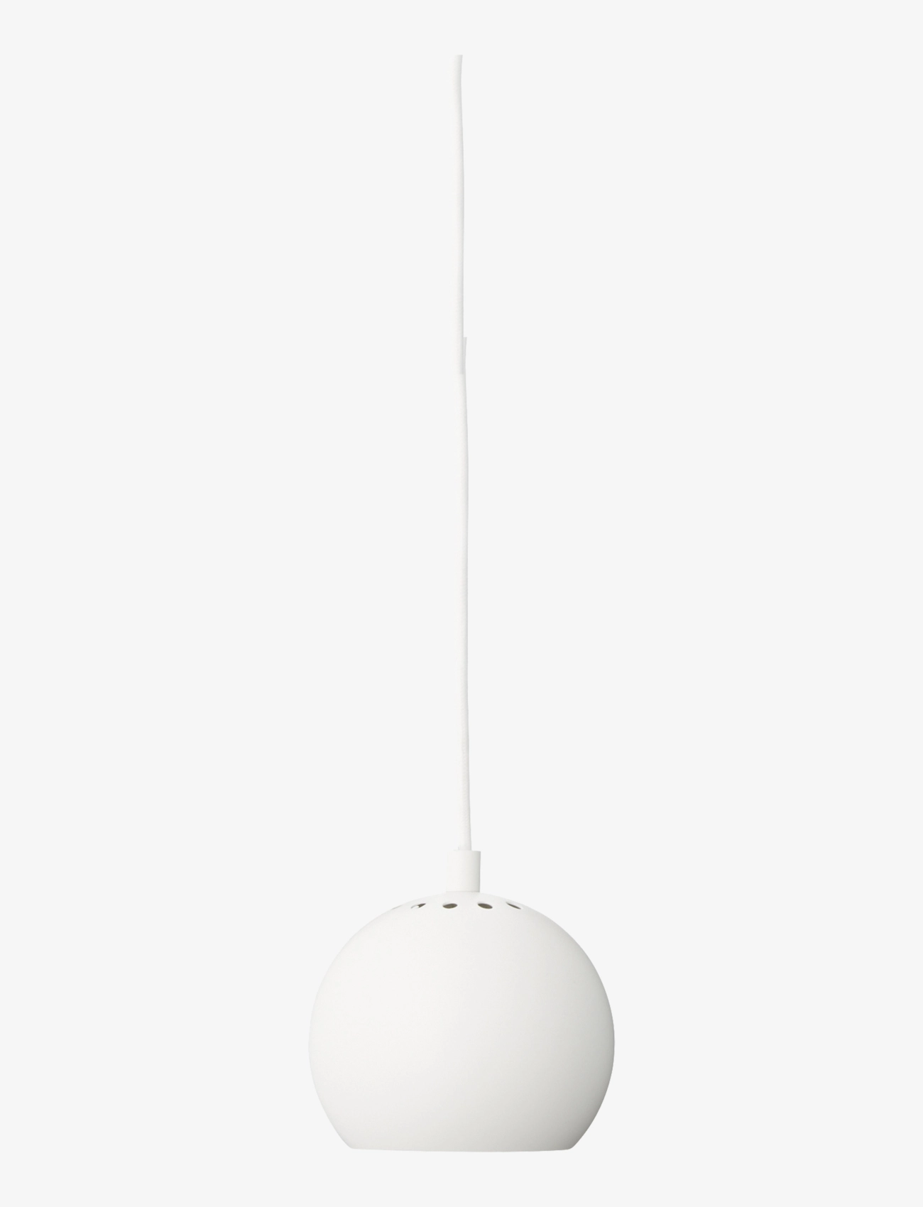 Frandsen Lighting Ball Pendant Ø12 Eu, Pendellampe, Hvid, Str: Ø 12 CM