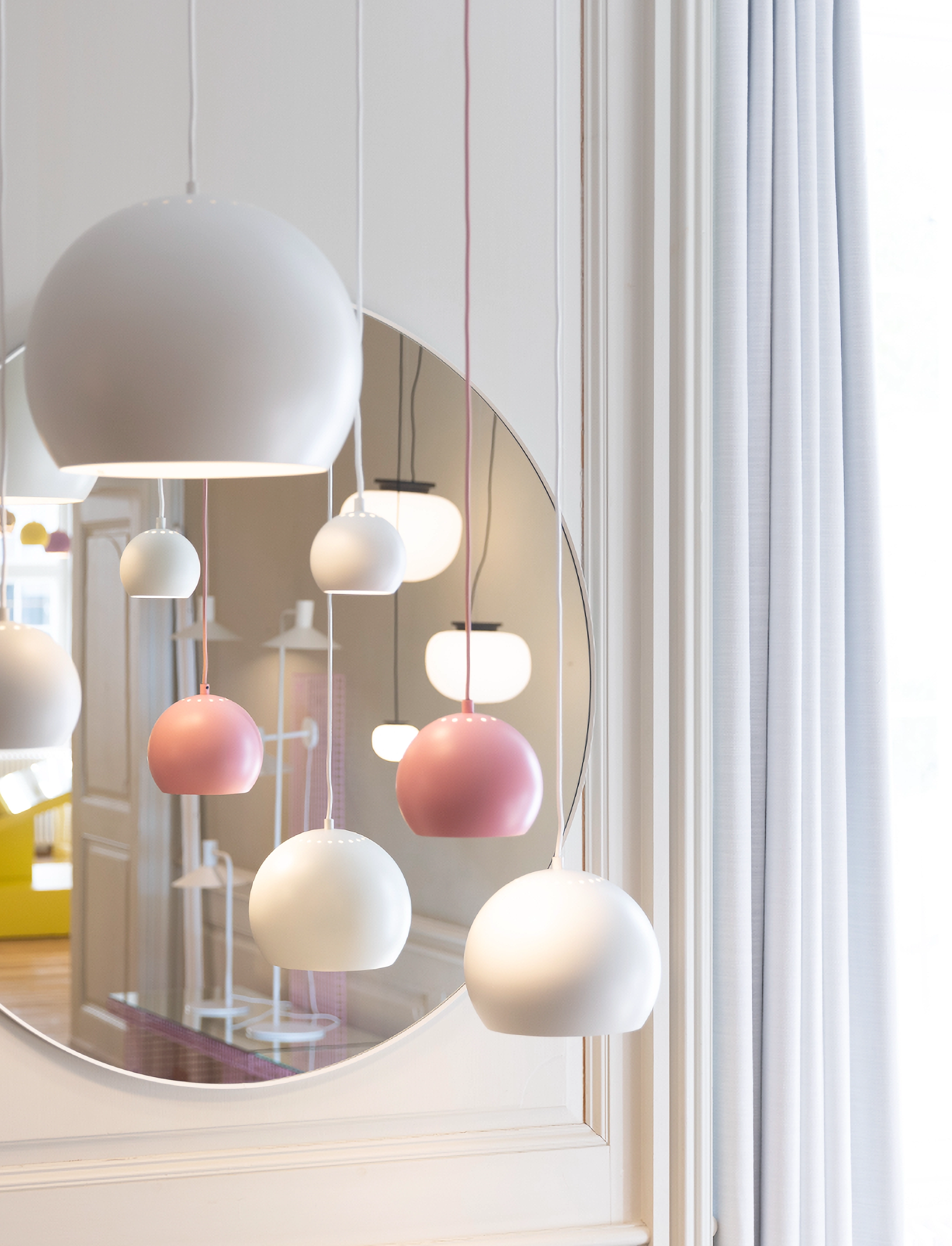 Frandsen Lighting - Ball Pendant Ø12 EU - lustras - matt white - 3
