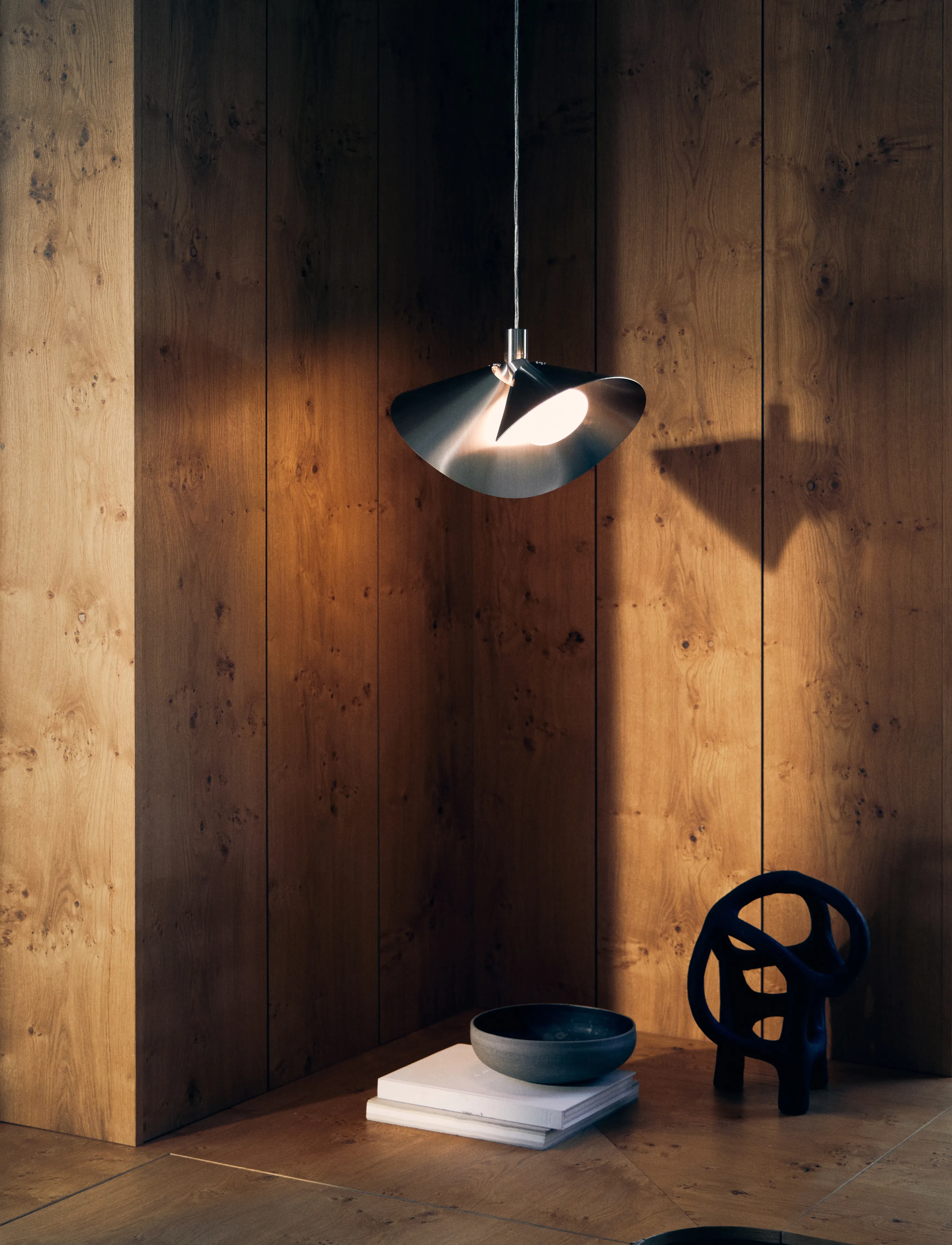 Frandsen Lighting Peel Pendant, H25 cm, Ceiling Lamps, Silber - Pendant Homeware