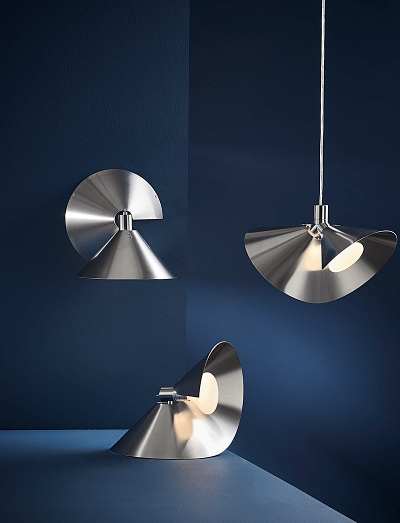 Frandsen Lighting - Peel wall - wall lamps - brushed stainless steel - 0