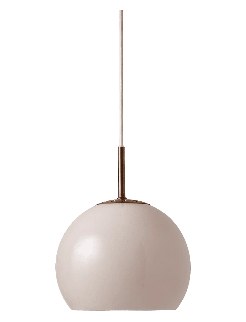 Frandsen Lighting - Ball Glass Pendant Ø18 EU - pendellampen - sand grey - 1
