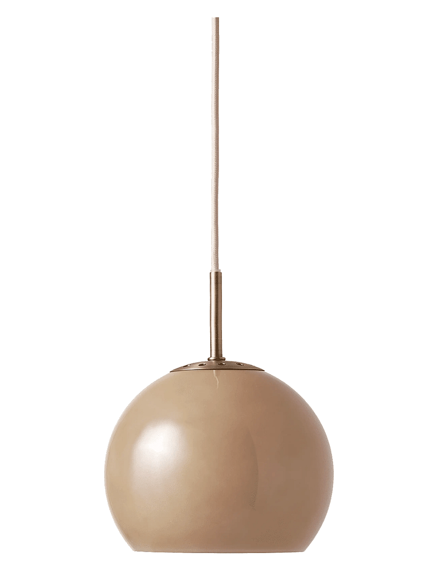 Frandsen Lighting - Ball Glass Pendant Ø18 EU - pendellampen - cappuccino - 1