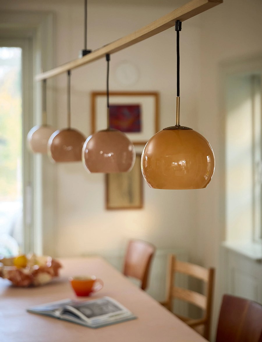 Frandsen Lighting - Ball Glass Pendant Ø18 EU - pendellampen - cappuccino - 2