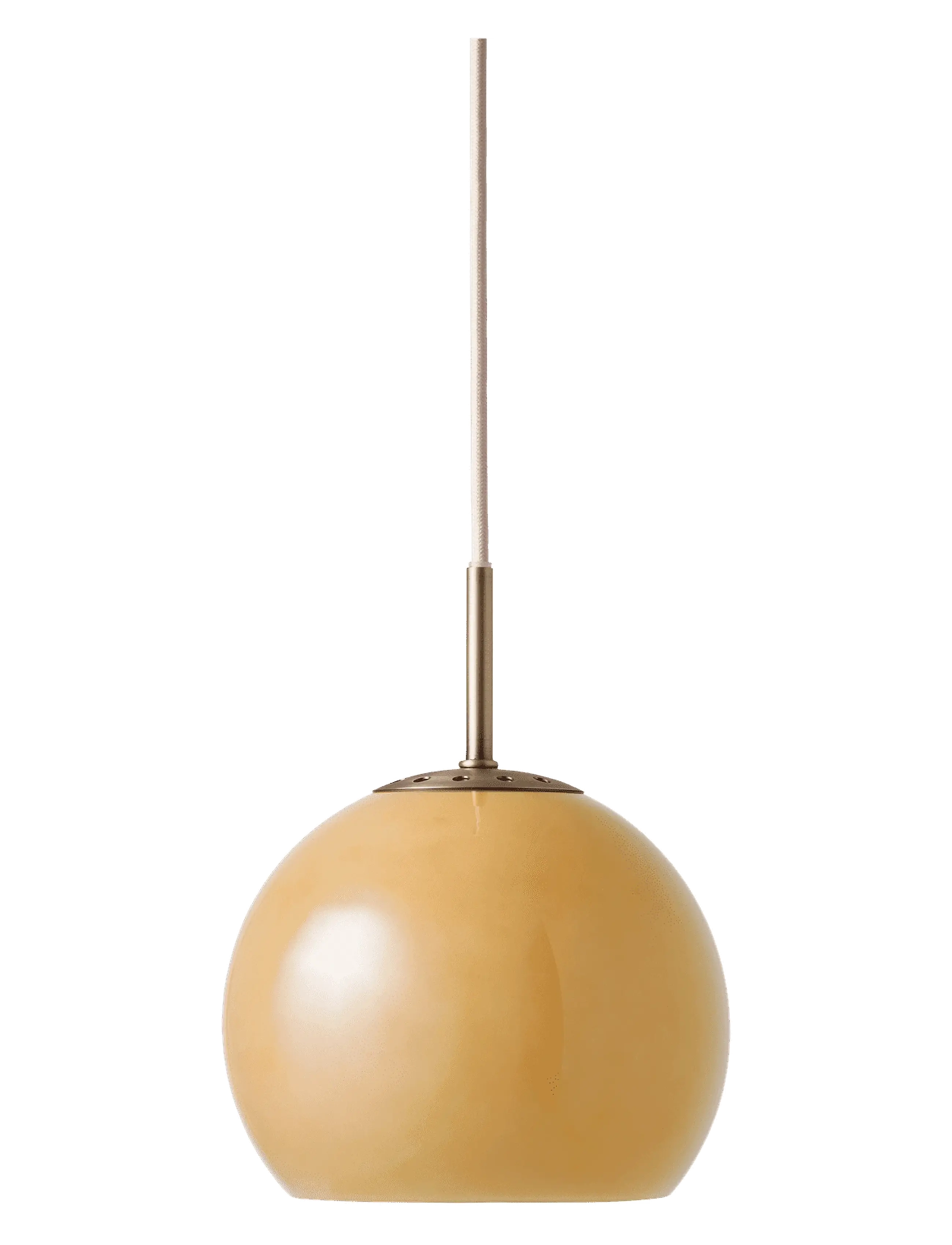 Frandsen Lighting Ball Glass Pendant Ø18 Eu, Ø 18 cm, Ceiling Lamps, Orange - Homeware