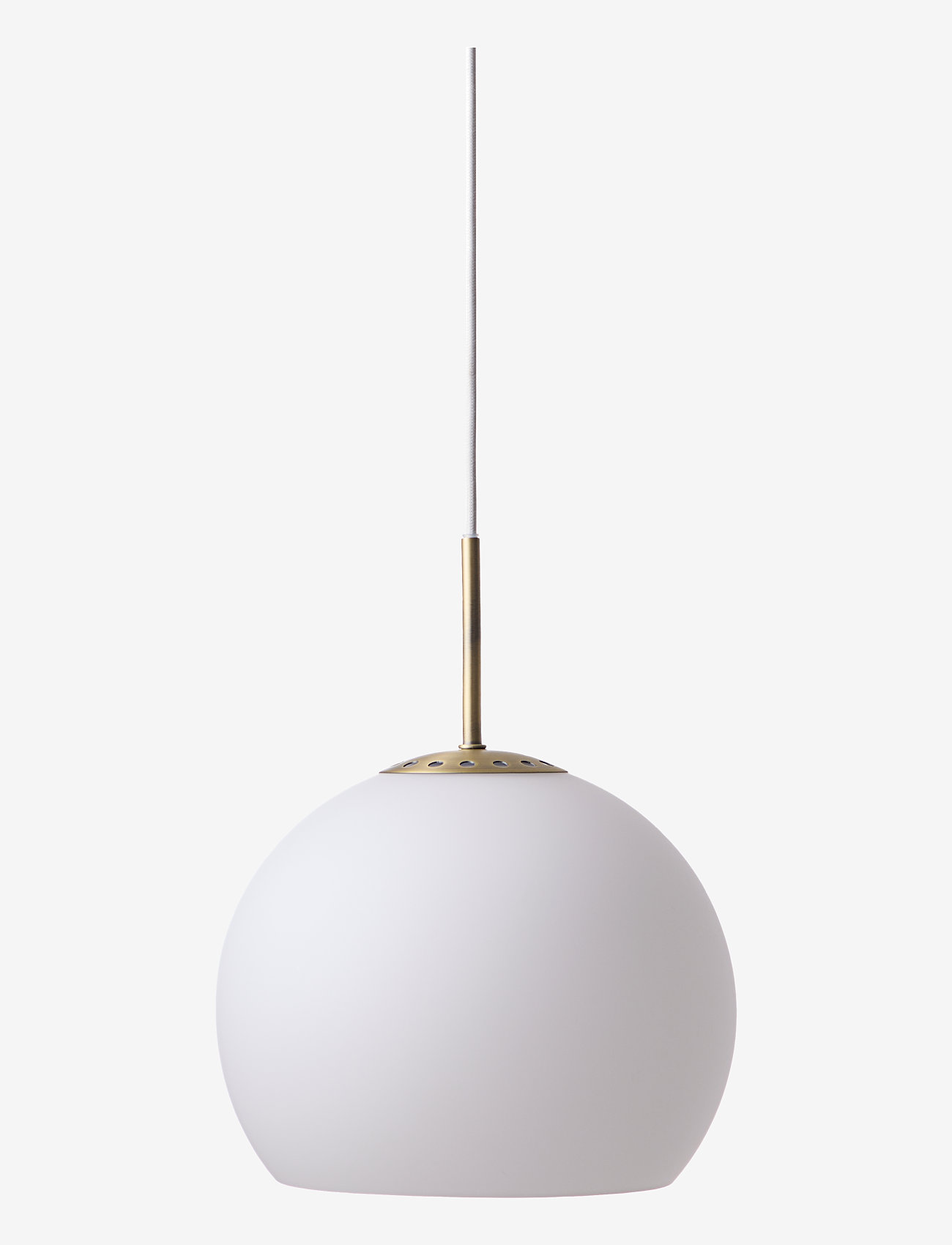 Frandsen Lighting - Ball Glass Pendant Ø25 EU - rippvalgustid - opal white - 0