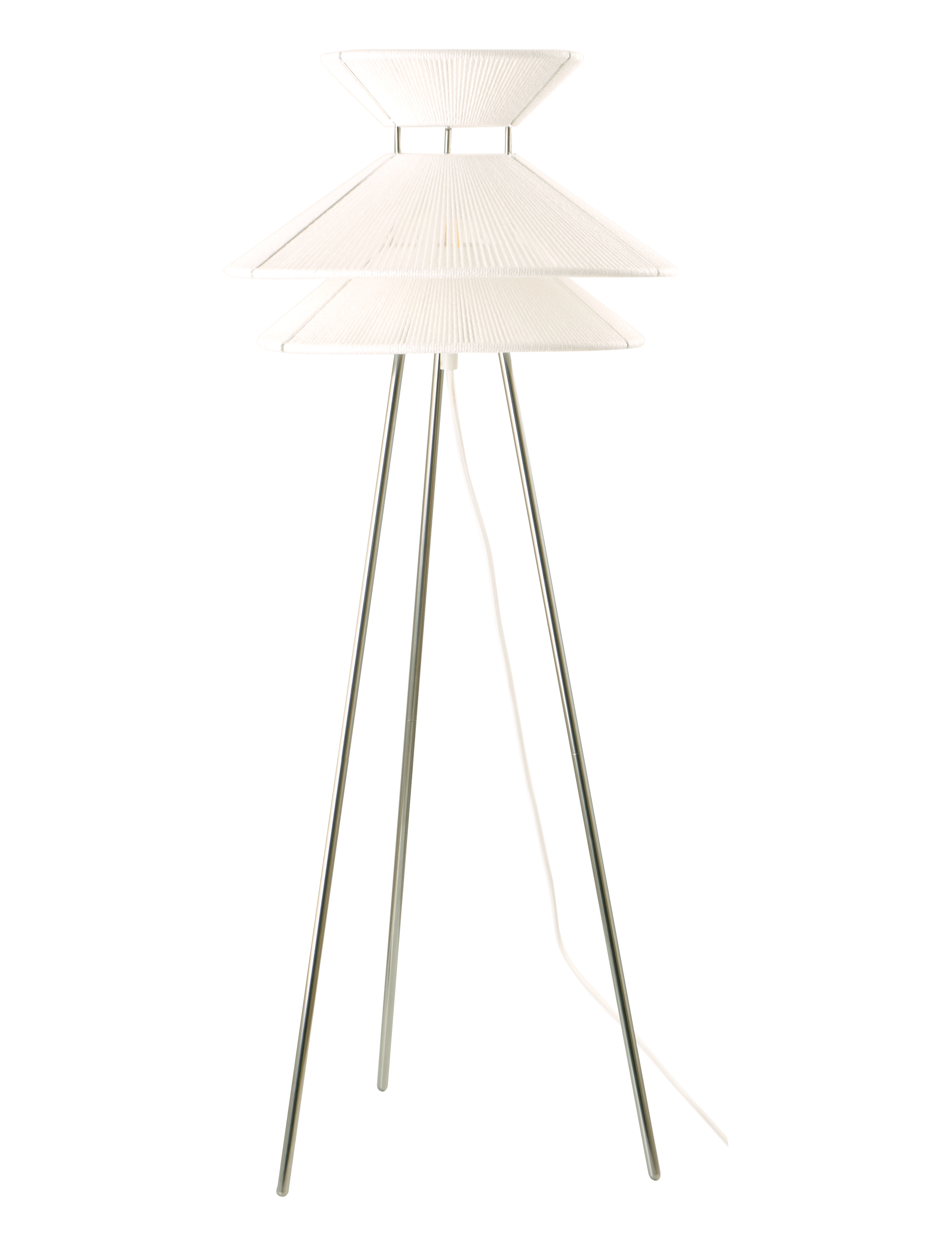 Frandsen Lighting Kiku Floor Lamp Eu, Gulvlampe, Hvid, Str: H90