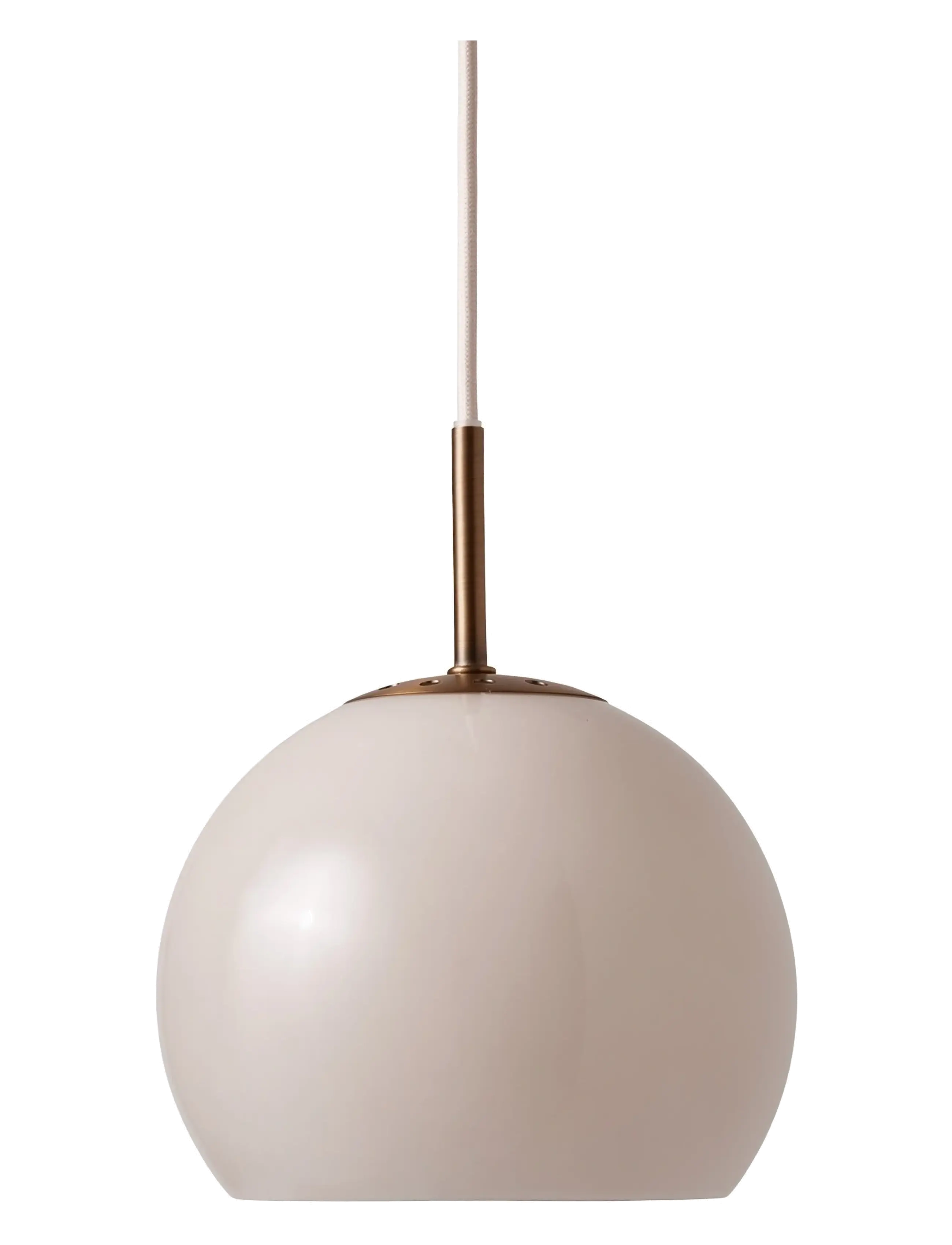 Frandsen Lighting Ball Glass Pendant, Ø25, Ceiling Lamps, Creme - Pendant Homeware