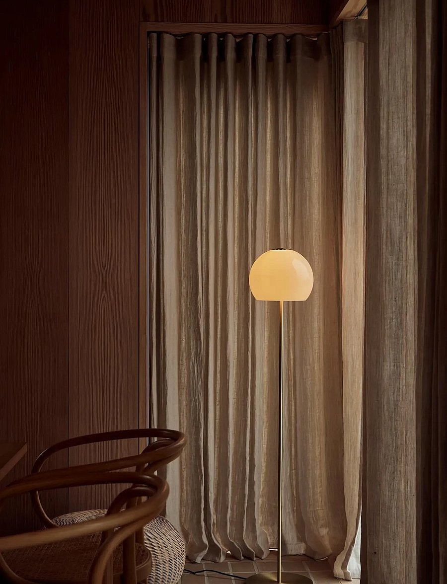 Frandsen Lighting - Ball Glass Floor - stāvlampas - sand grey - 0