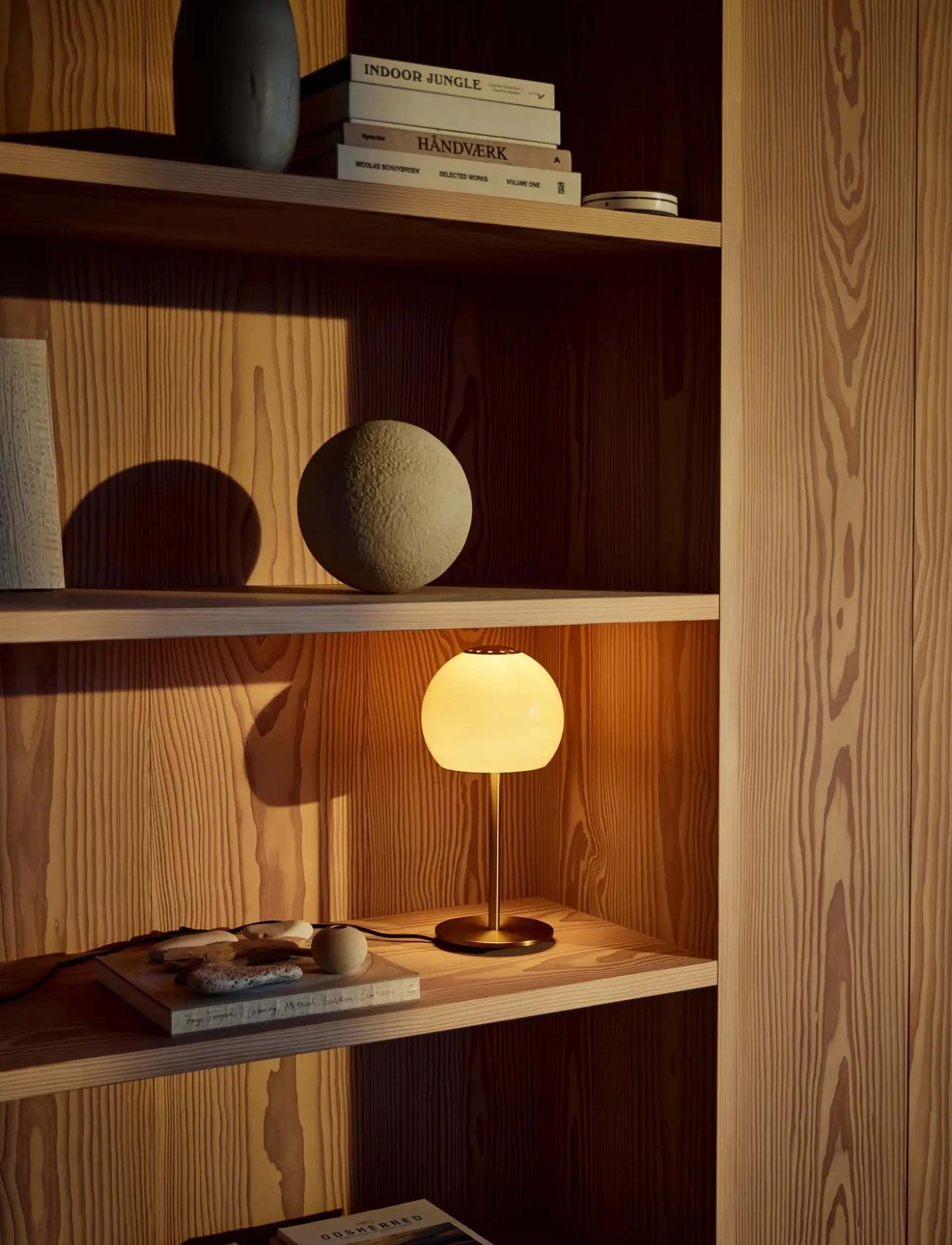 Frandsen Lighting Ball Glass Table, Ø 18 cm, Lamps, Beige - Table Homeware