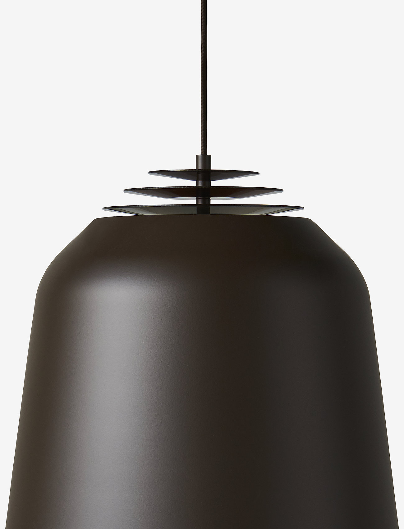 Frandsen Lighting - Acorn Large Pendant - kabamosios lempos - matt dark brown - 0