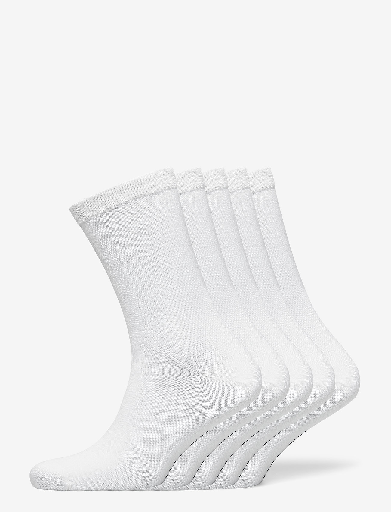 Frank Dandy - 5-pack Bamboo Socks Solid - white - 0