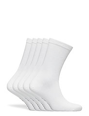Frank Dandy - 5-pack Bamboo Socks Solid - white - 1