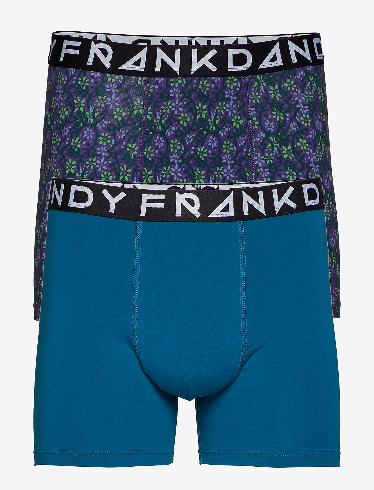Frank Dandy - 2 Pack Blom Boxer - purple/petrol - 0