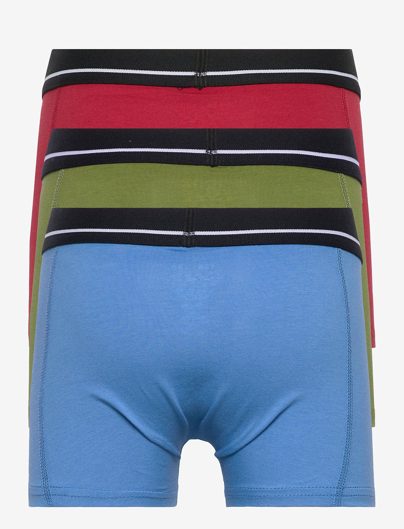 Frank Dandy - A.B 3 P Solid Boxer - military/blue/red - 2
