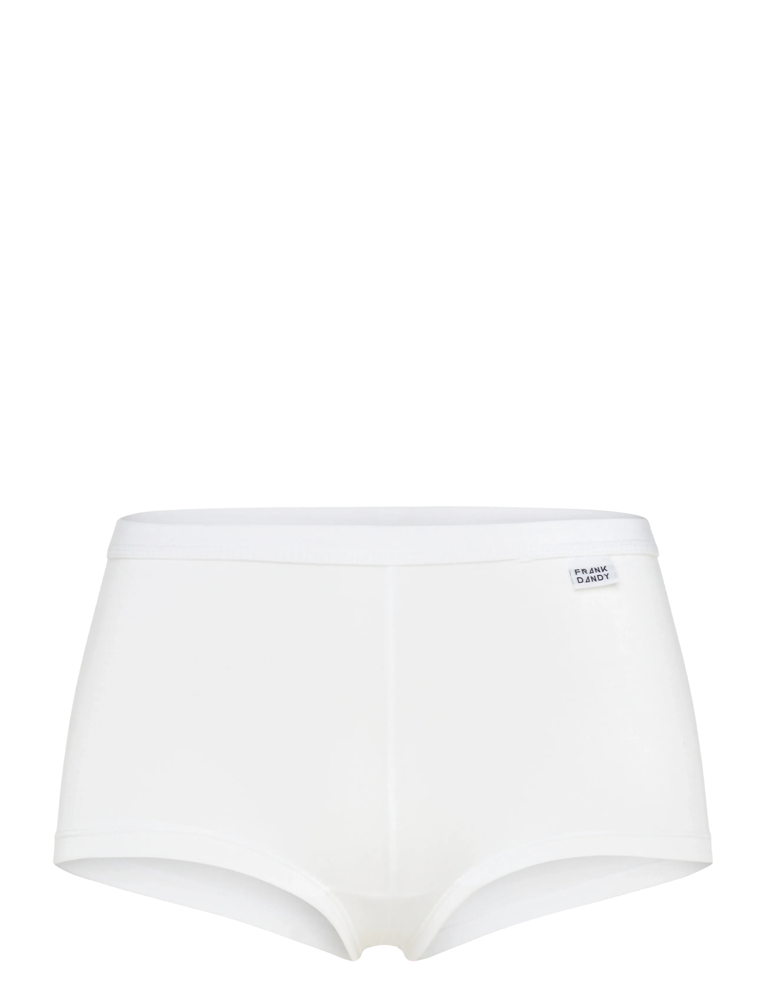 Frank Dandy Women's Bamboo Legend Boxer - Undertøj - WHITE / white