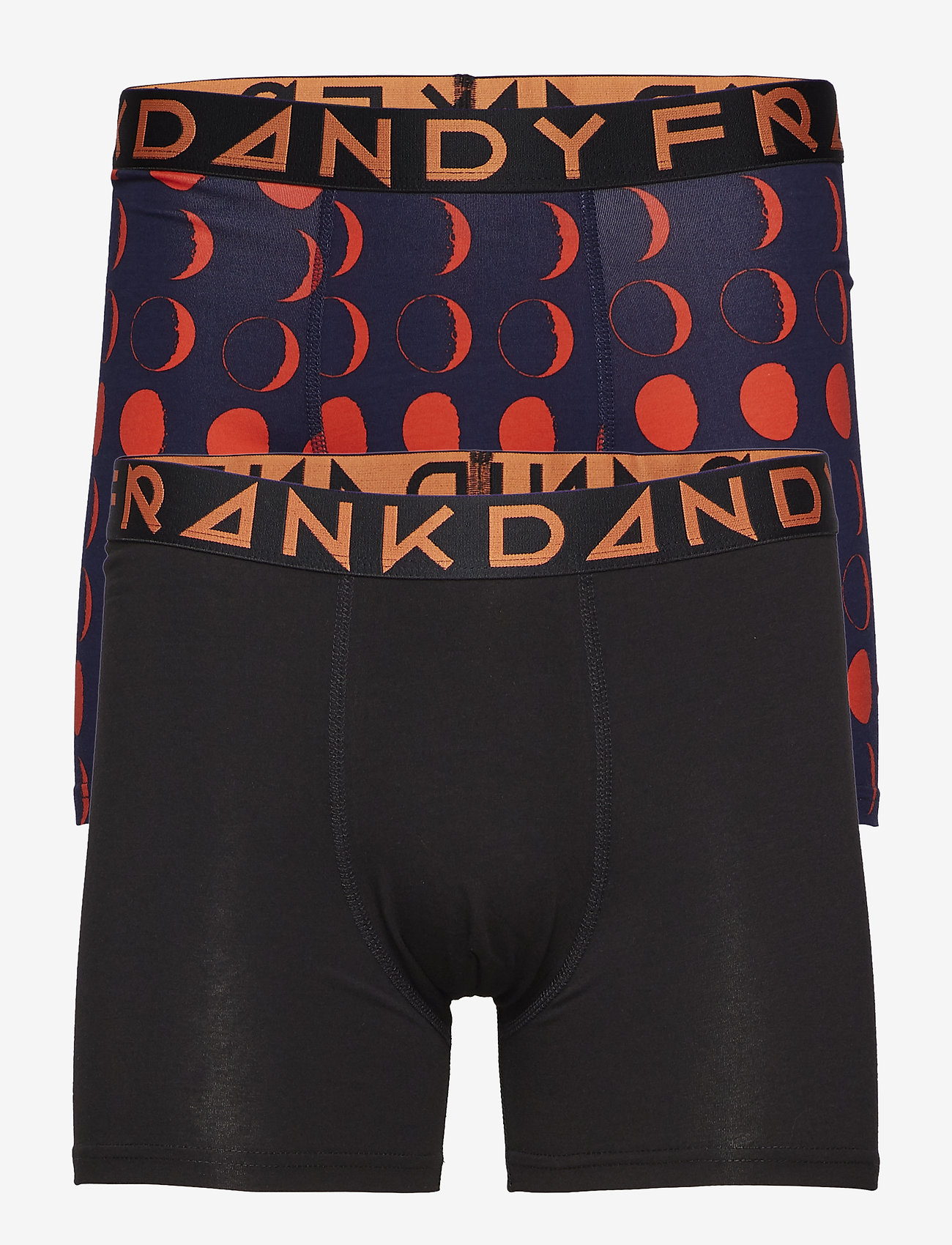 Frank Dandy - 2 Pack Moon Boxer - black/dark blue - 0
