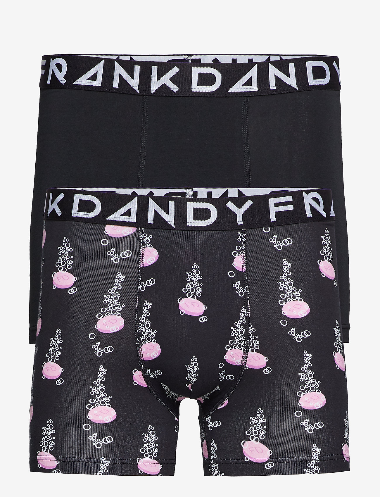 Frank Dandy - 2 Pack Brus Boxer - black/lt black - 0