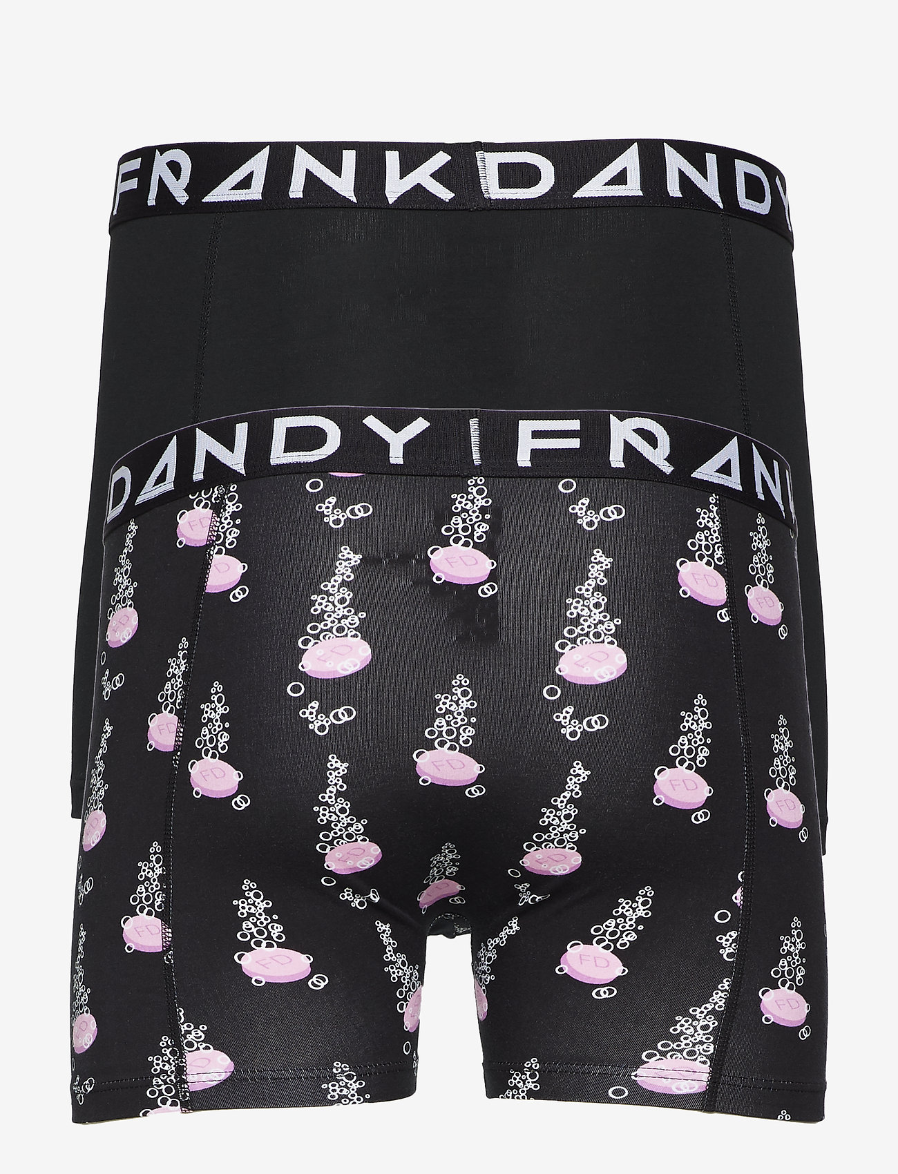 Frank Dandy - 2 Pack Brus Boxer - black/lt black - 1