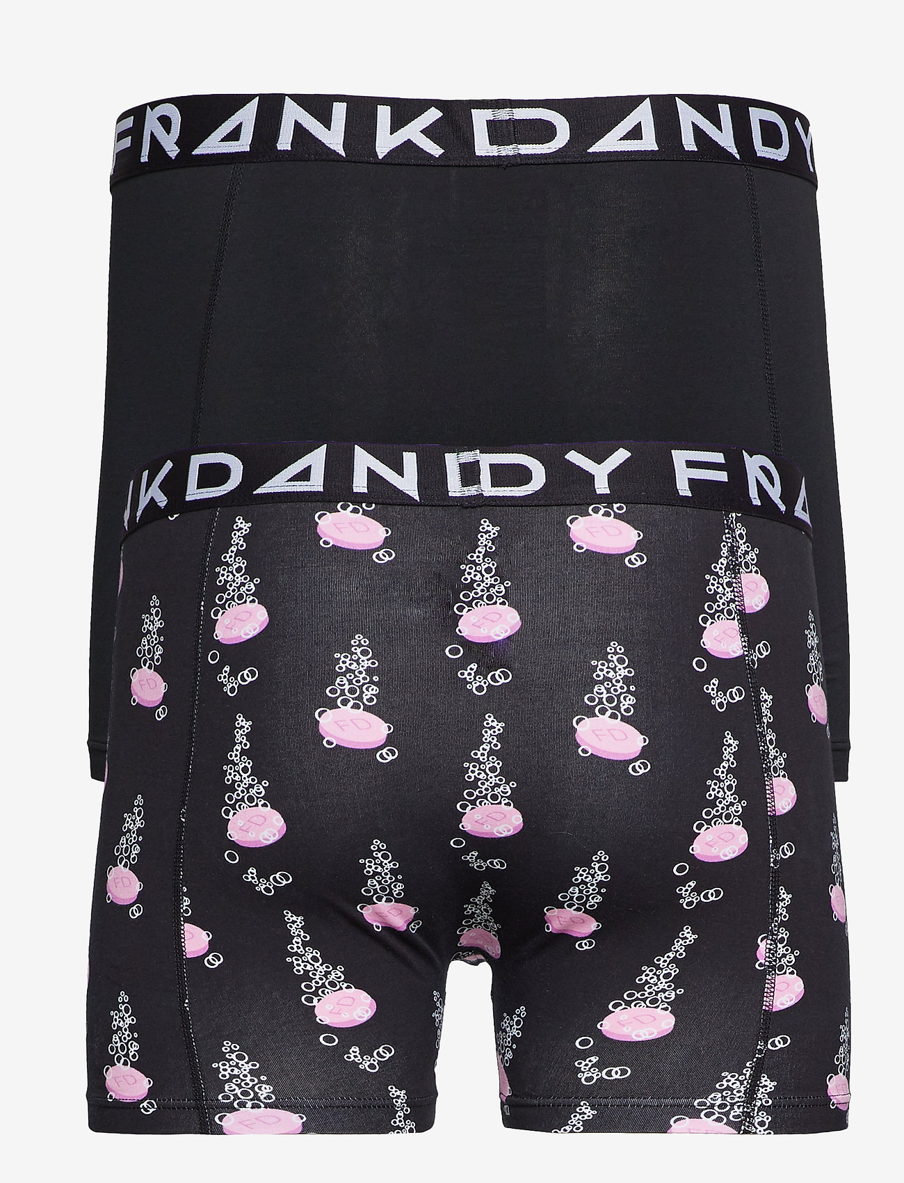 Frank Dandy - 2 Pack Brus Boxer - black/lt black - 2
