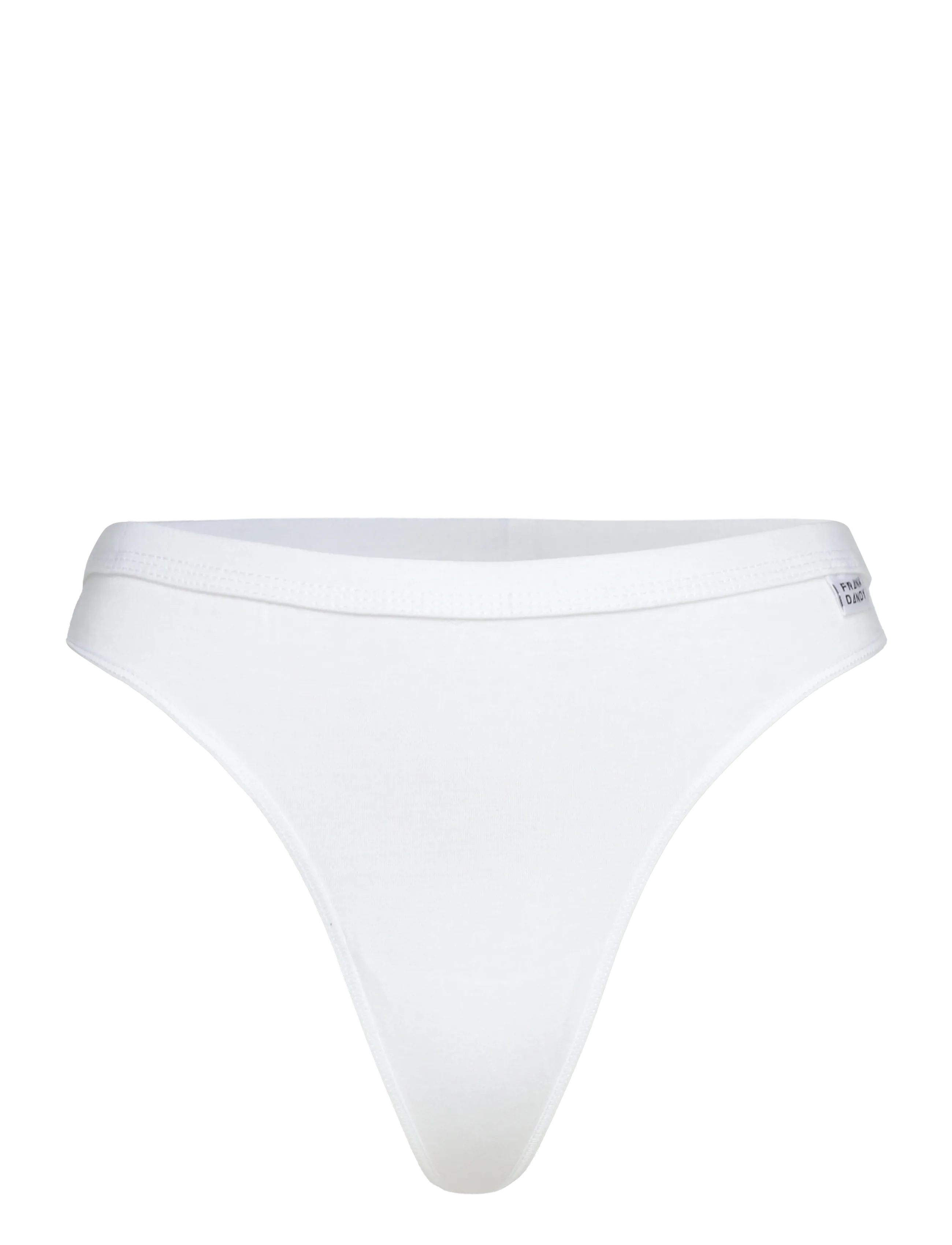 FRANK DANDY Damen's Bamboo Legend Stringtanga Weiß - M - Damen