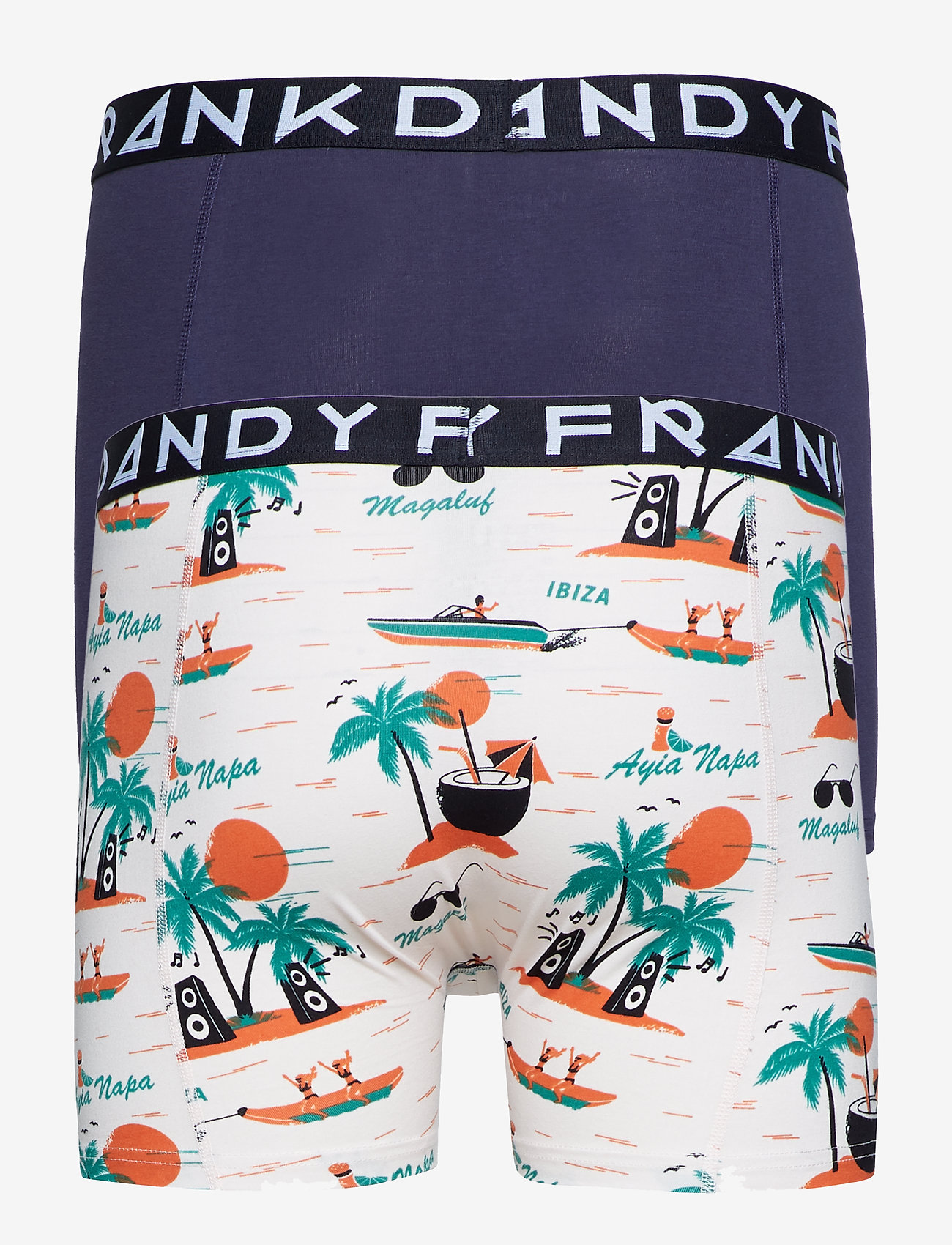 Frank Dandy - 2 Pack Magaluf Boxer - beige/navy - 1