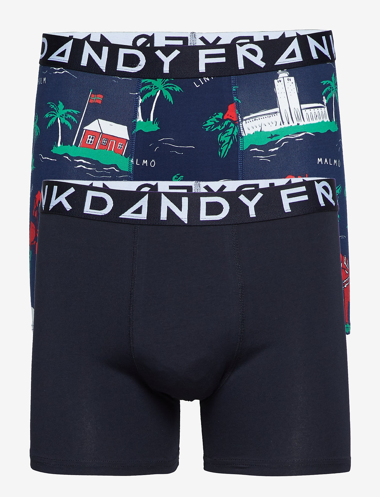 Frank Dandy - 2 Pack Swewaii boxer - navy/black - 0