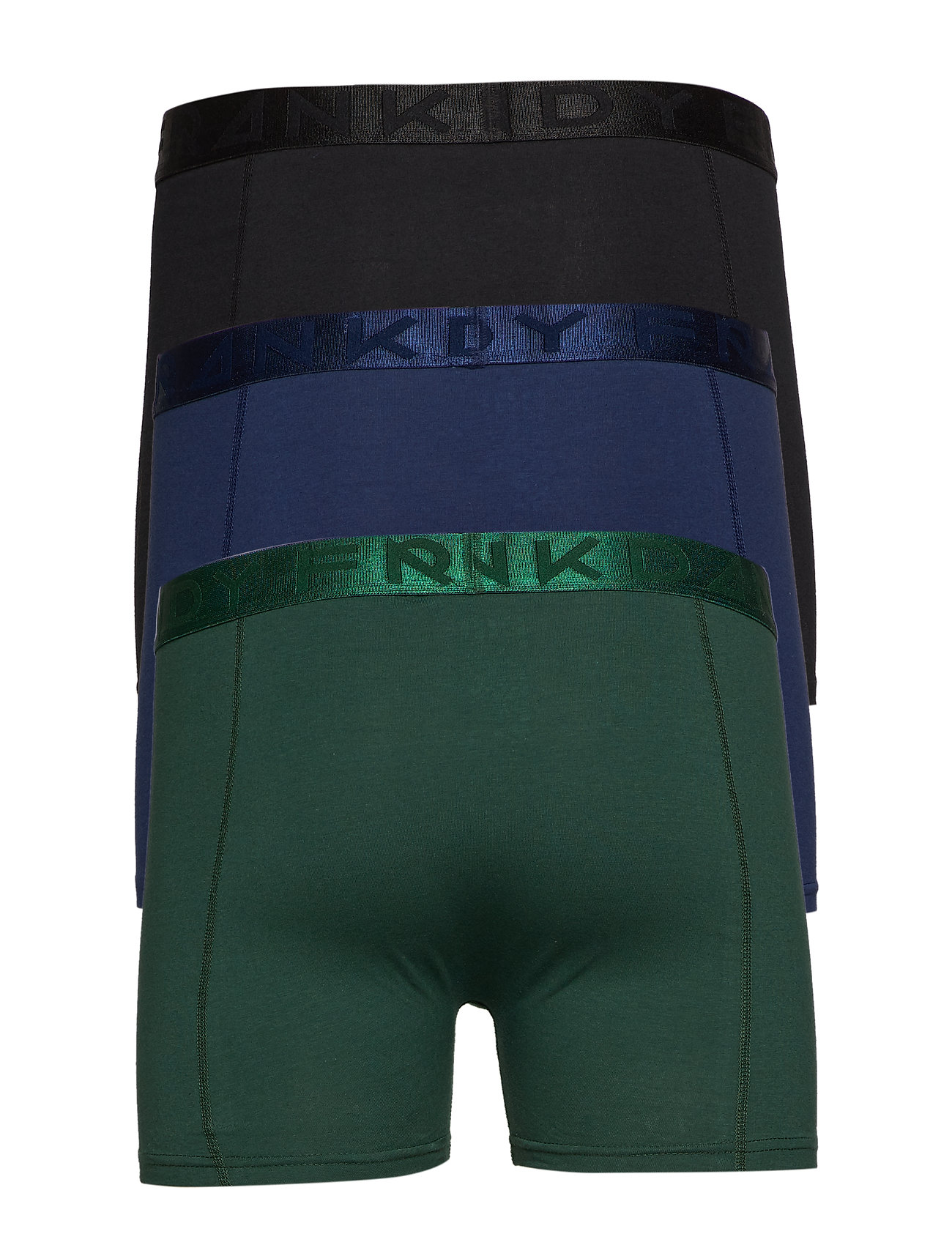 Frank Dandy - 3P Legend Organic Boxer - boxershorts - black/dk navy/dk green - 1