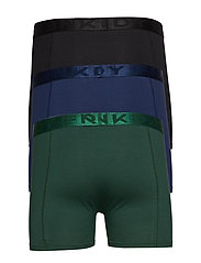 Frank Dandy - 3P Legend Organic Boxer - boxershorts - black/dk navy/dk green - 1