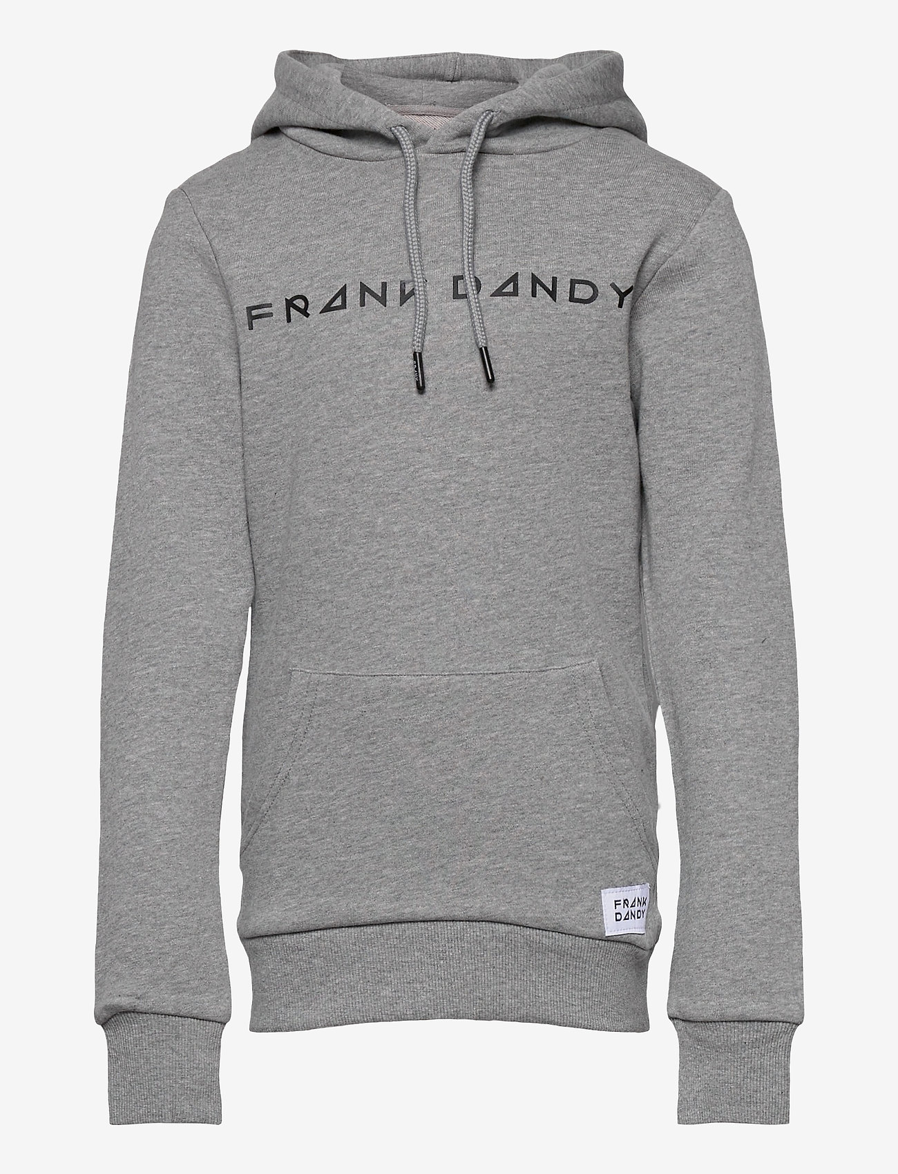 Kid's Solid Hoodie - GREY MELANGE