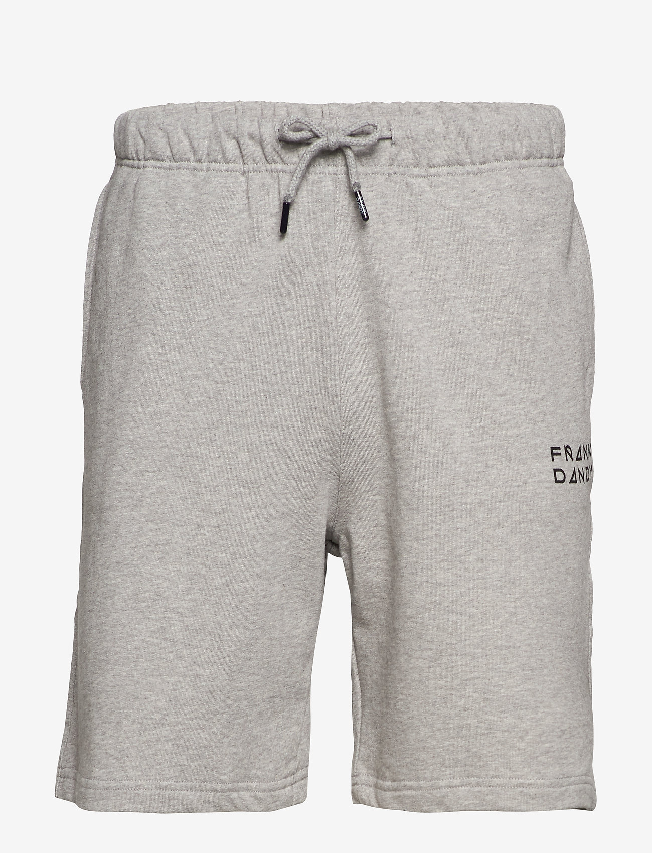 Unisex Solid Sweat Shorts - GREY MELANGE